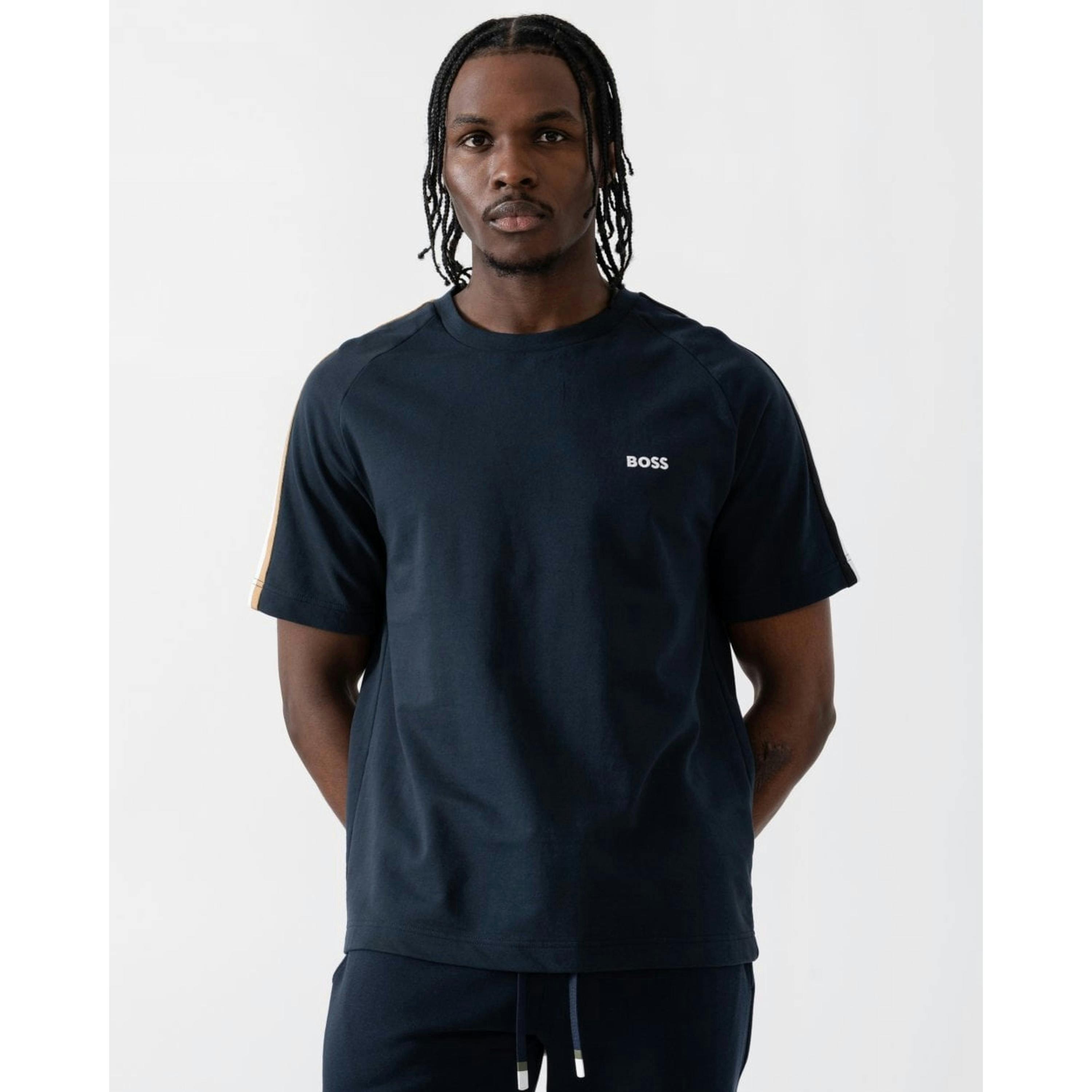 Hugo Boss Iconic T-Shirt  in Blue , view 1 of 5