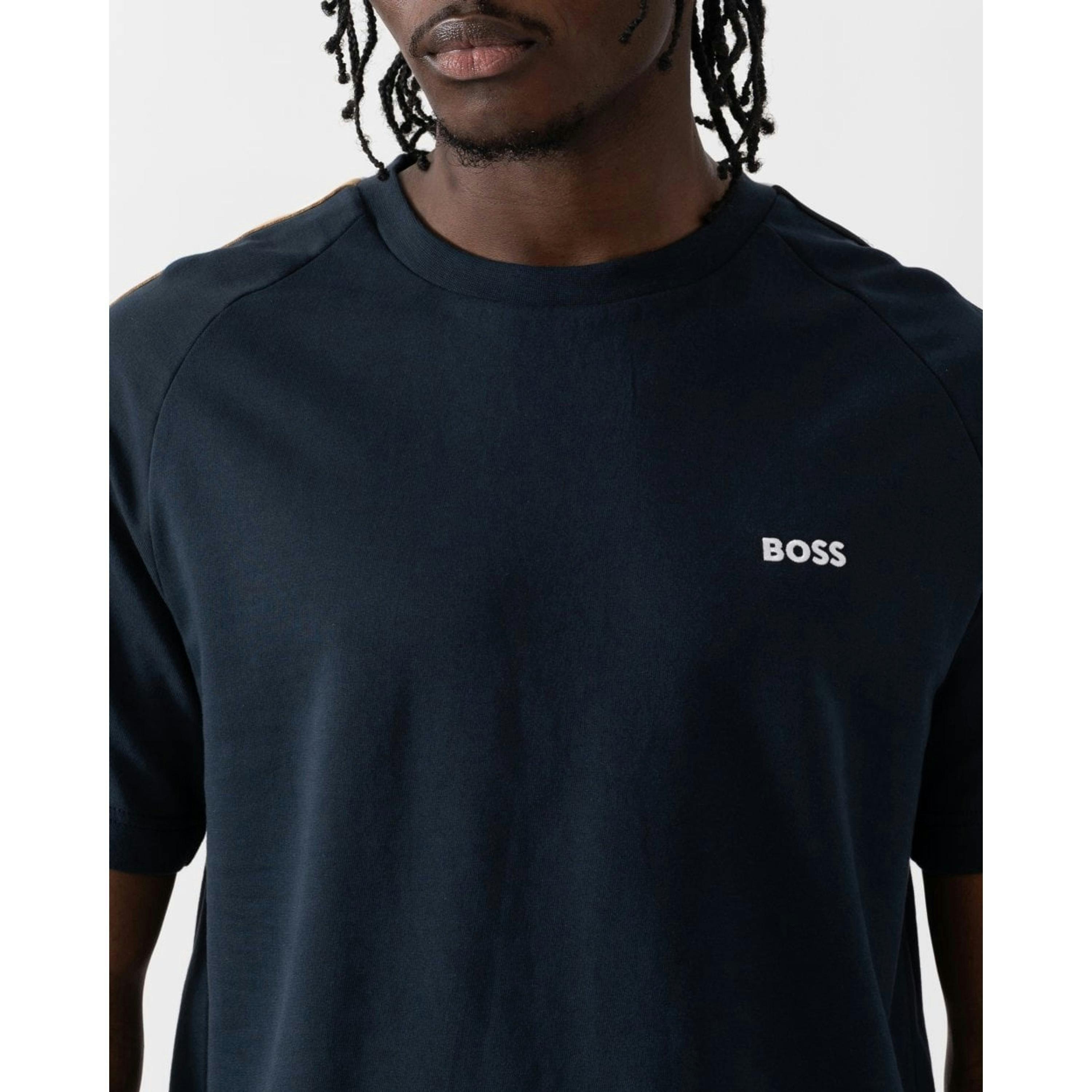 Hugo Boss Iconic T-Shirt  in Blue , view 3 of 5