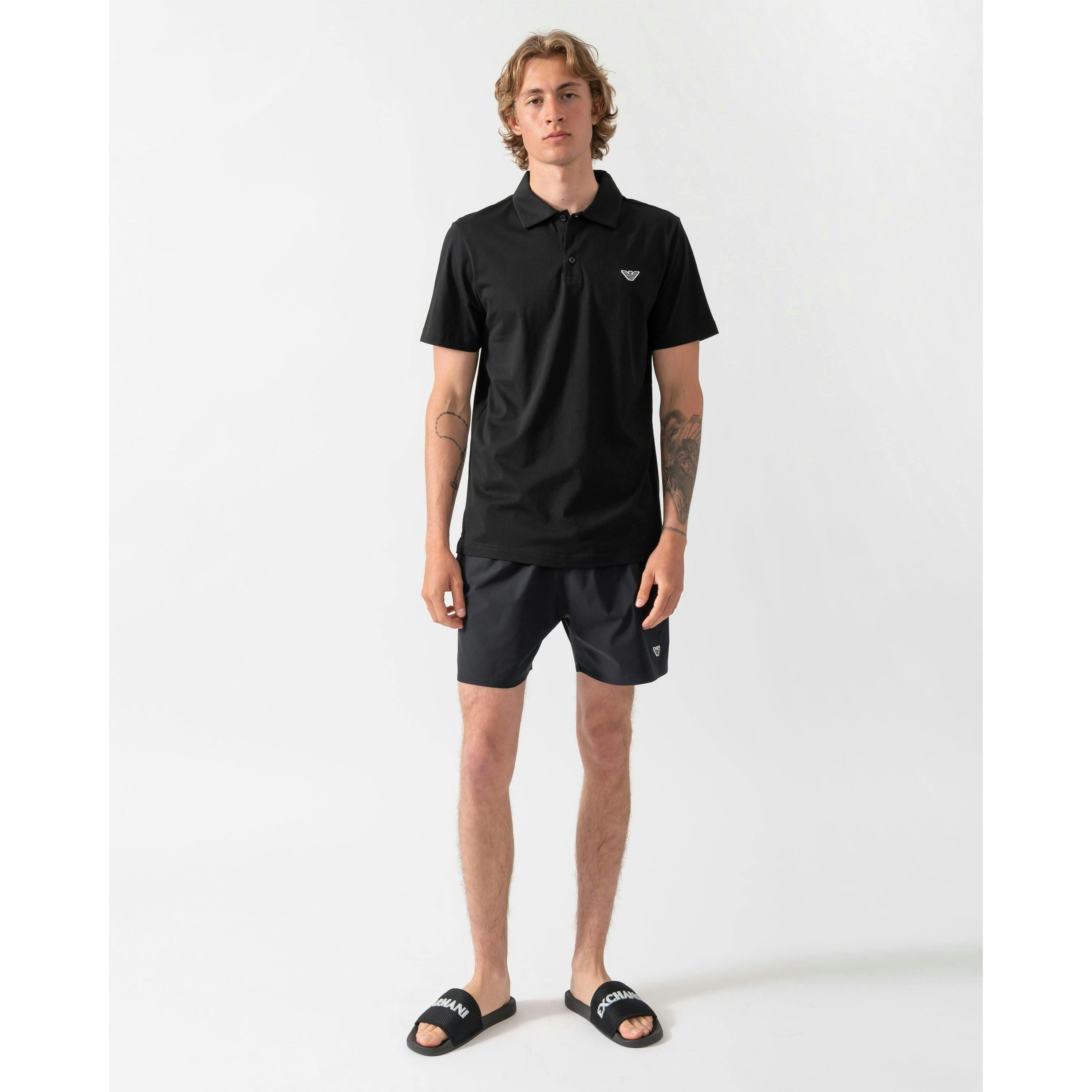Emporio Armani Polo Shirt  in Black , view 4 of 4