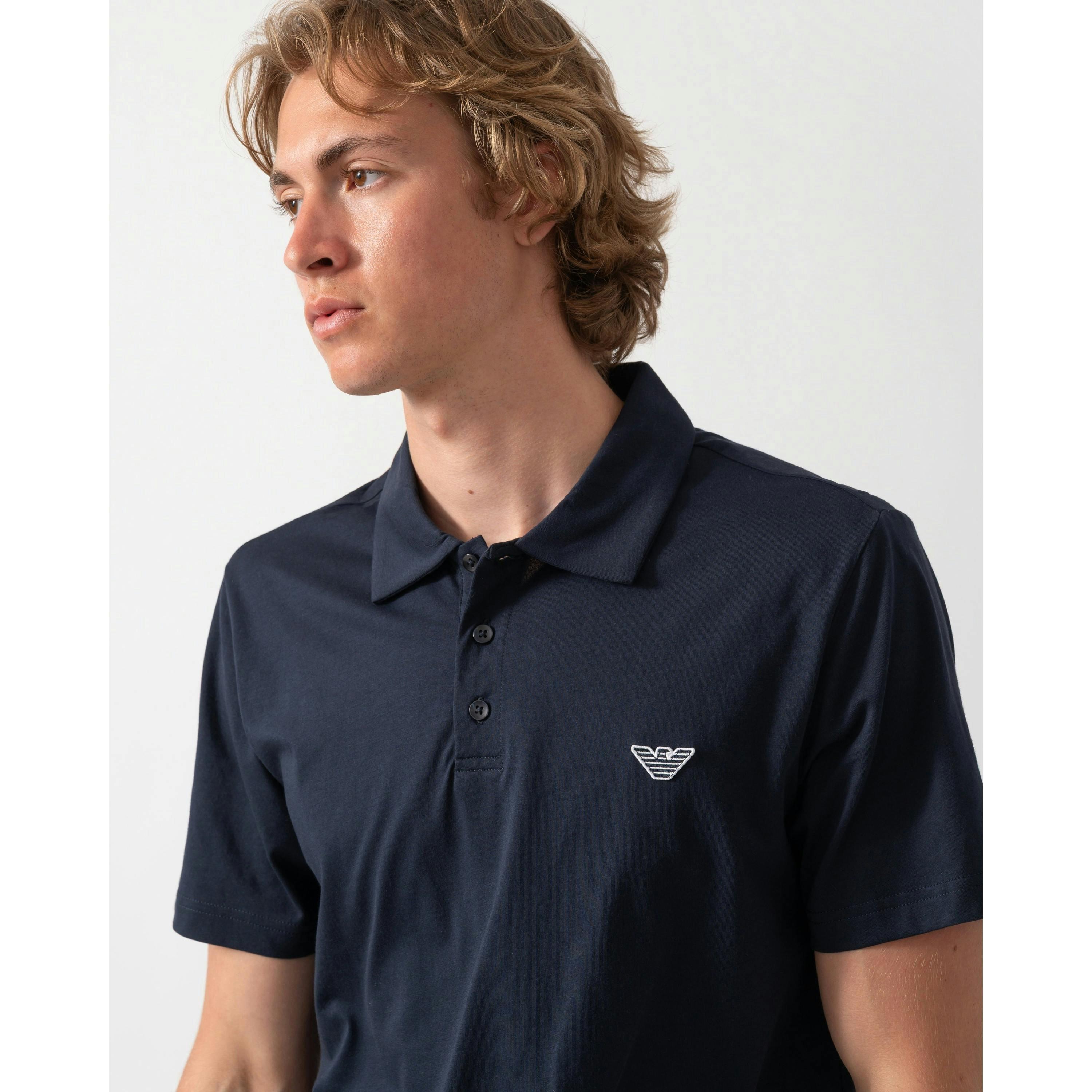 Emporio Armani Polo Shirt  in Blue , view 4 of 4