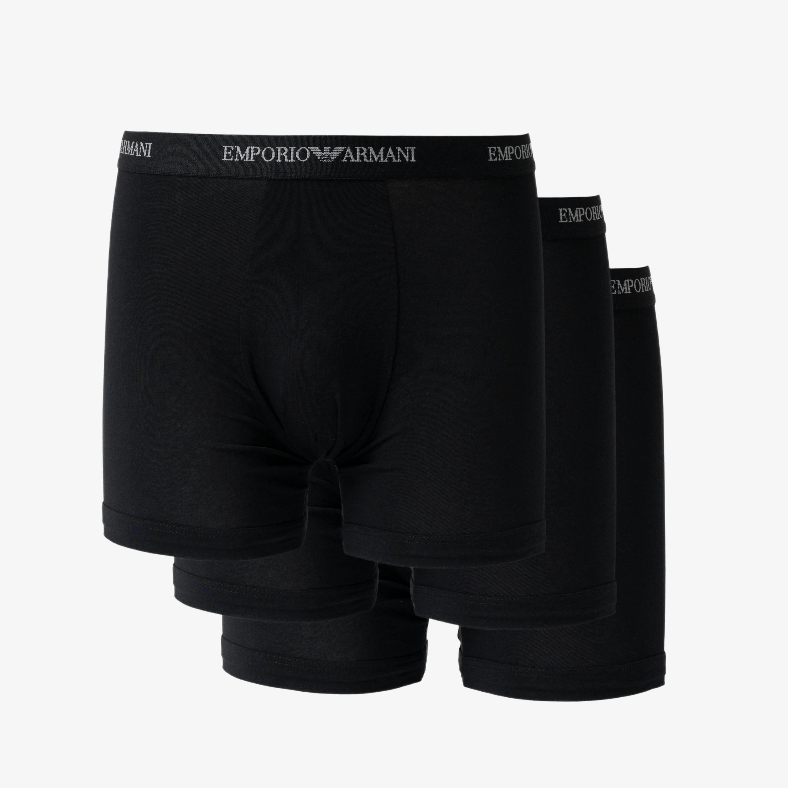 Emporio Armani Logo Waistband Pants  in White , view 1 of 3