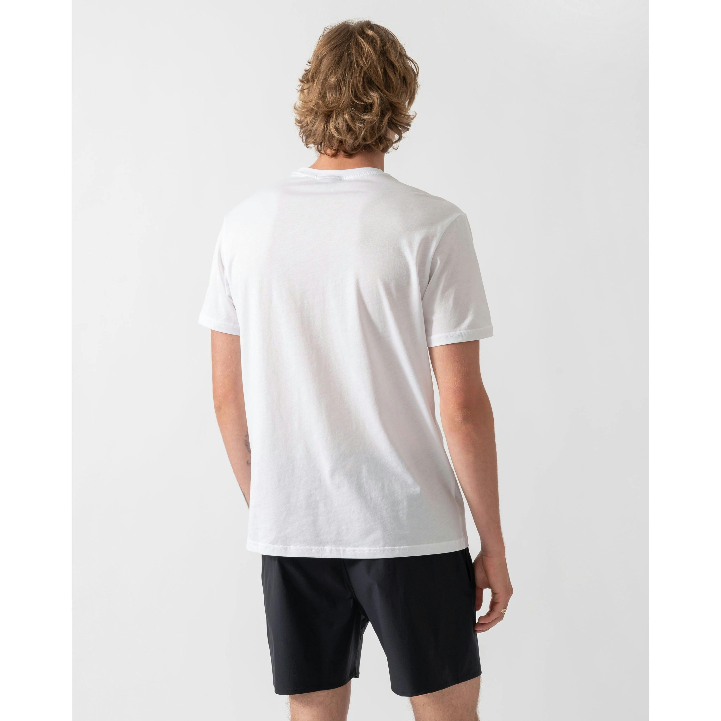 Emporio Armani Eagle Logo T-Shirt  in White , view 2 of 4