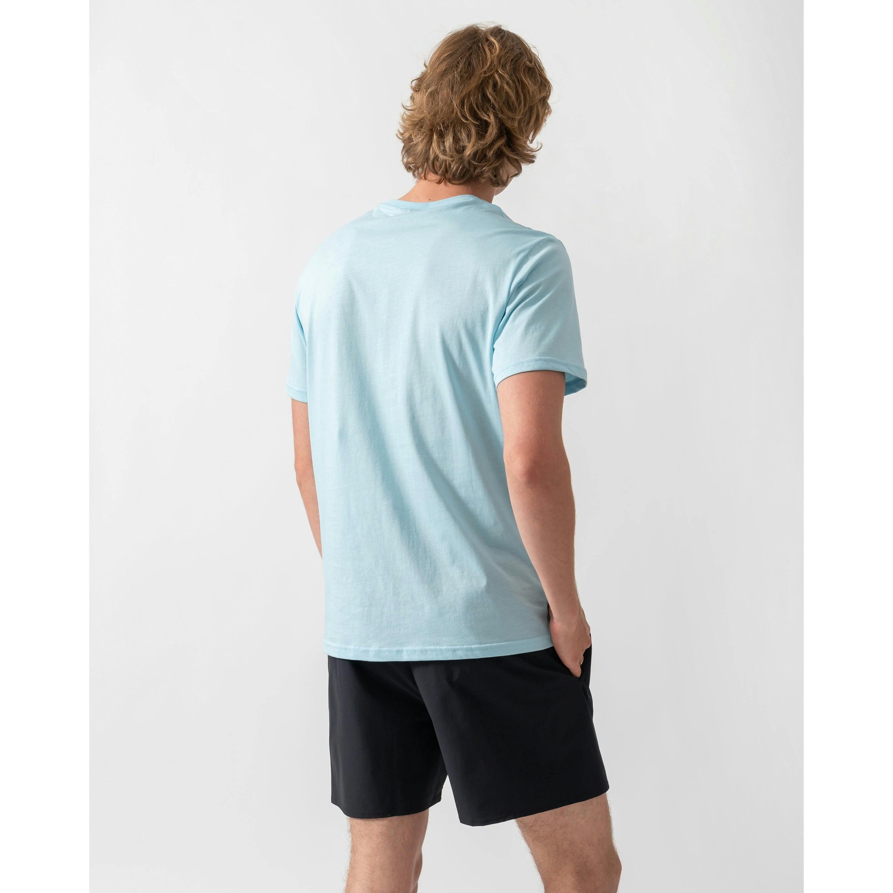 Emporio Armani Eagle Logo T-Shirt  in Blue , view 2 of 4