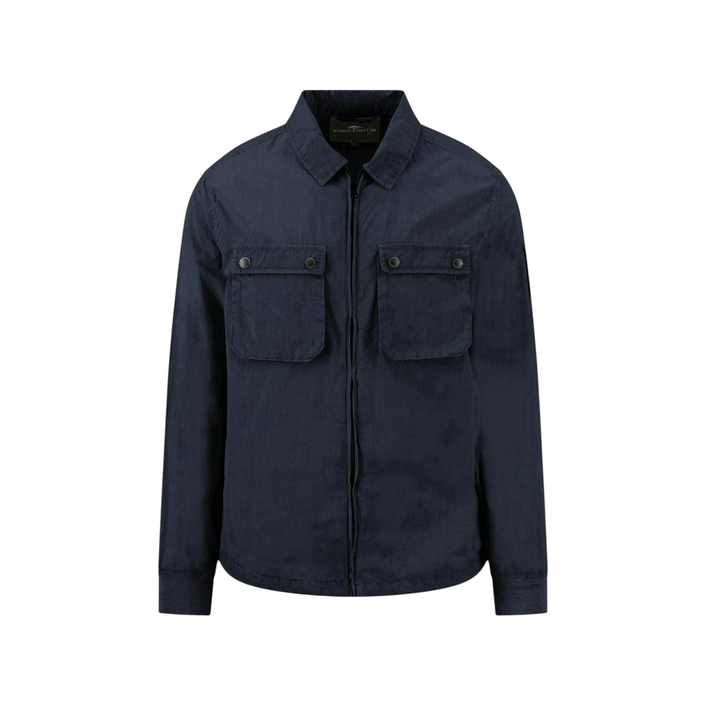 Garment Dyed Overshirt Dark Navy , view 1 of 2