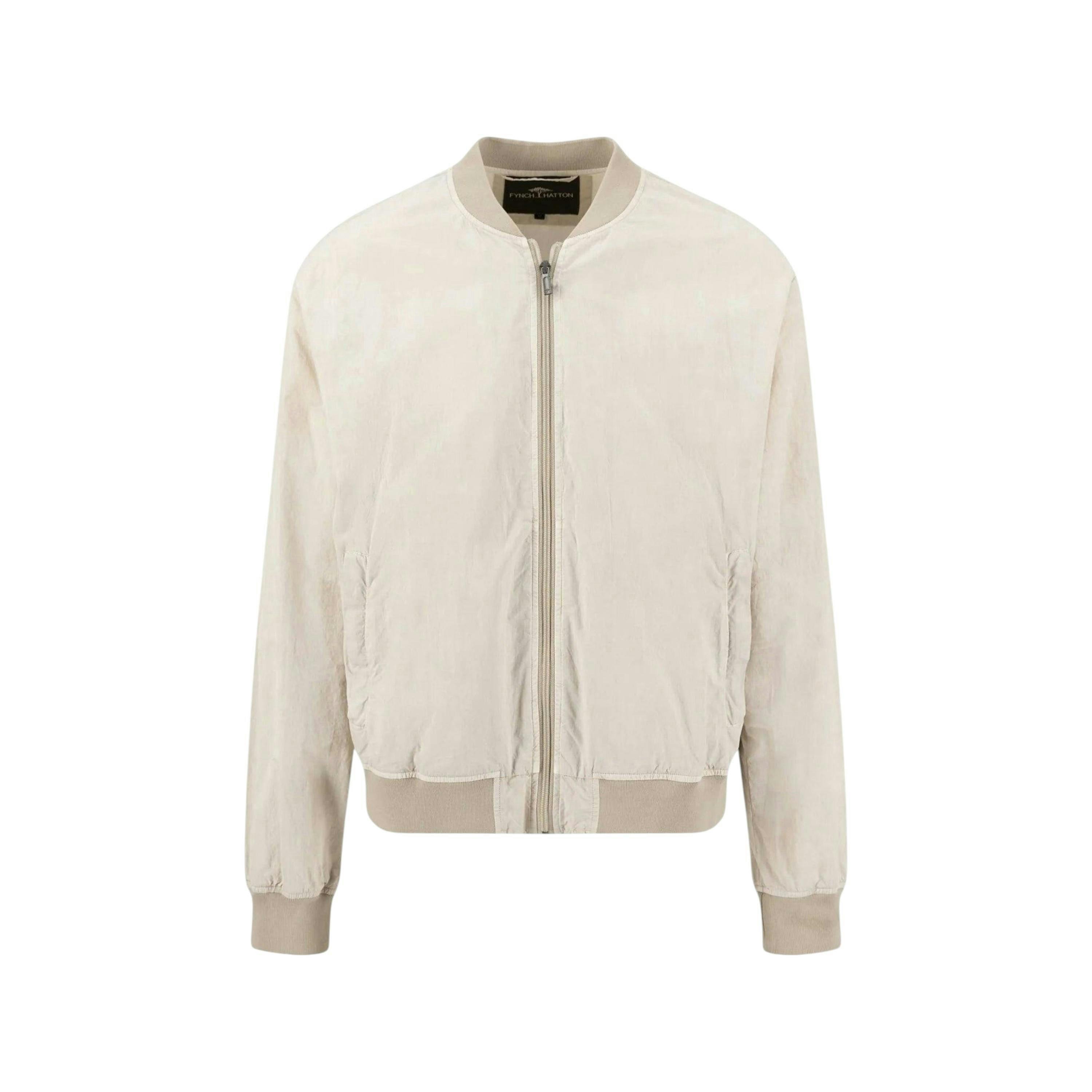 Garment Dyed Cotton Jacket Cement , view 1 of 5