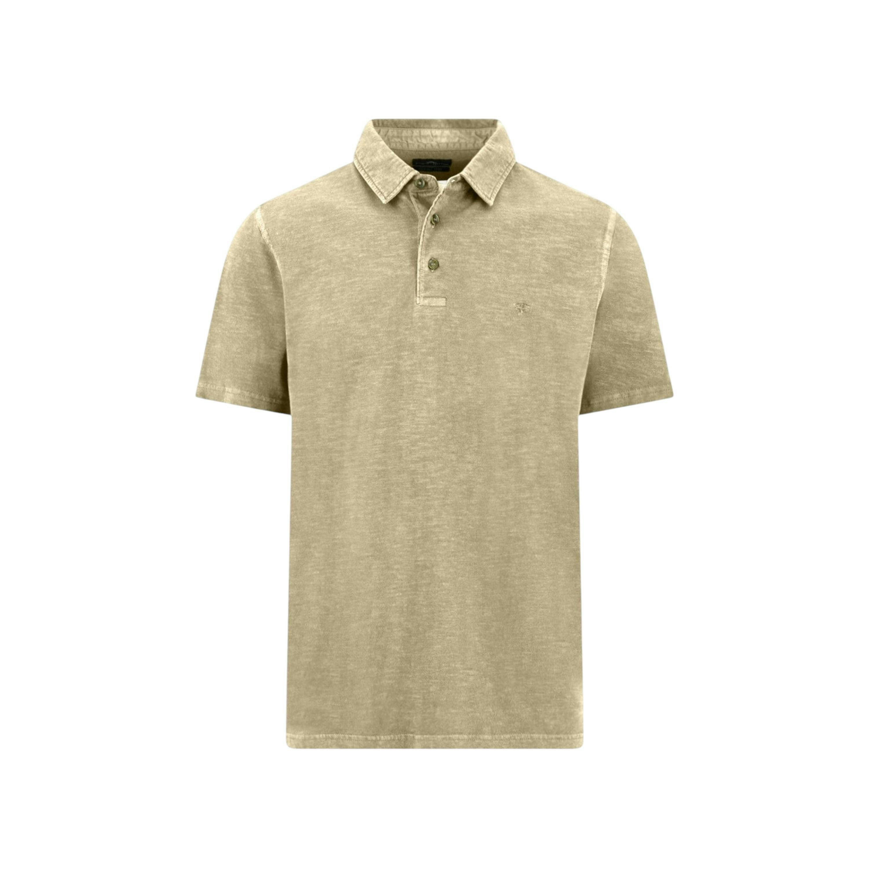 Garment Dyed Linen Blend Polo Shirt Pistachio , view 1 of 3