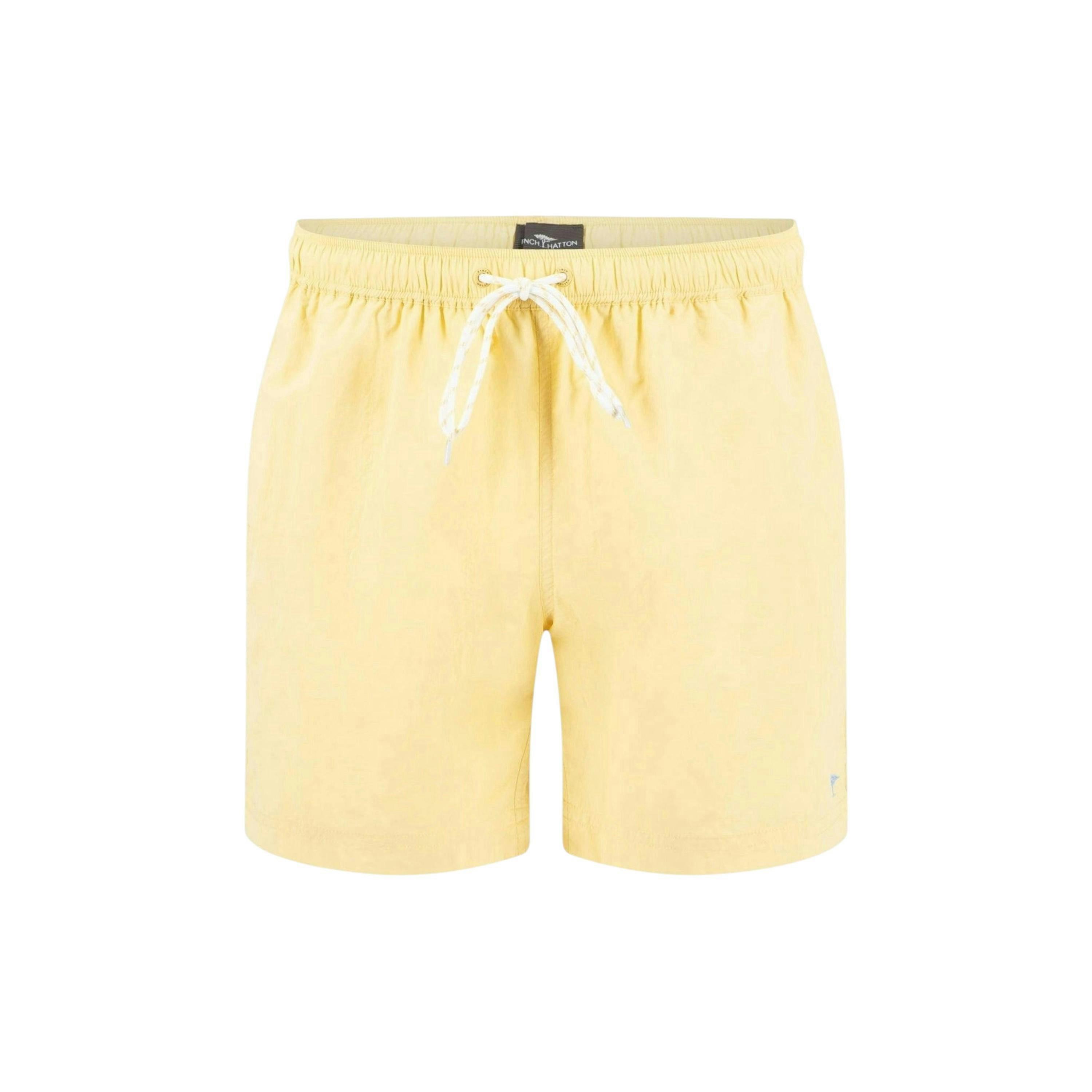 Solid Swim Shorts Pale Yellow , view 1 of 3