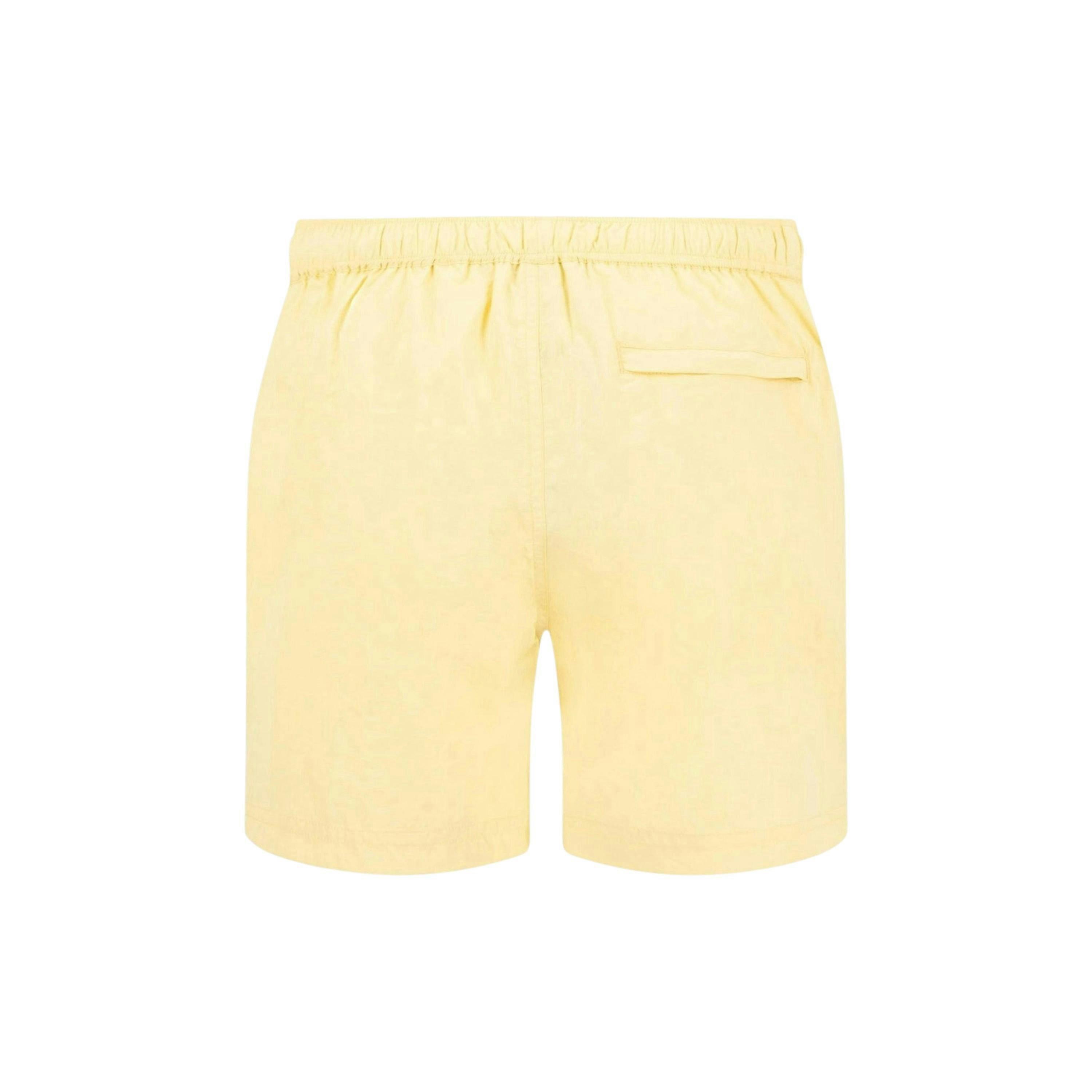 Solid Swim Shorts Pale Yellow , view 2 of 3