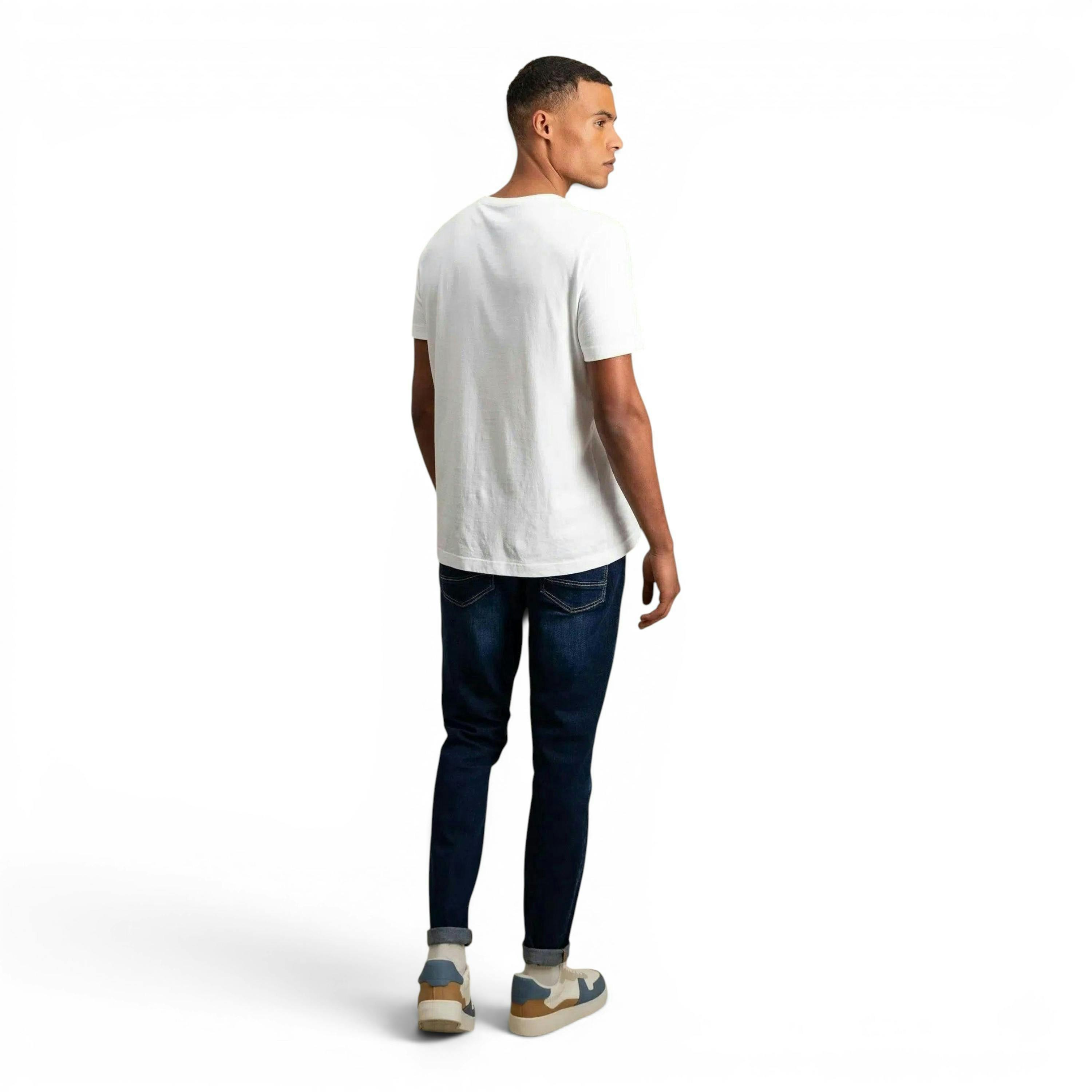 Crew Neck T-Shirt White , view 4 of 5