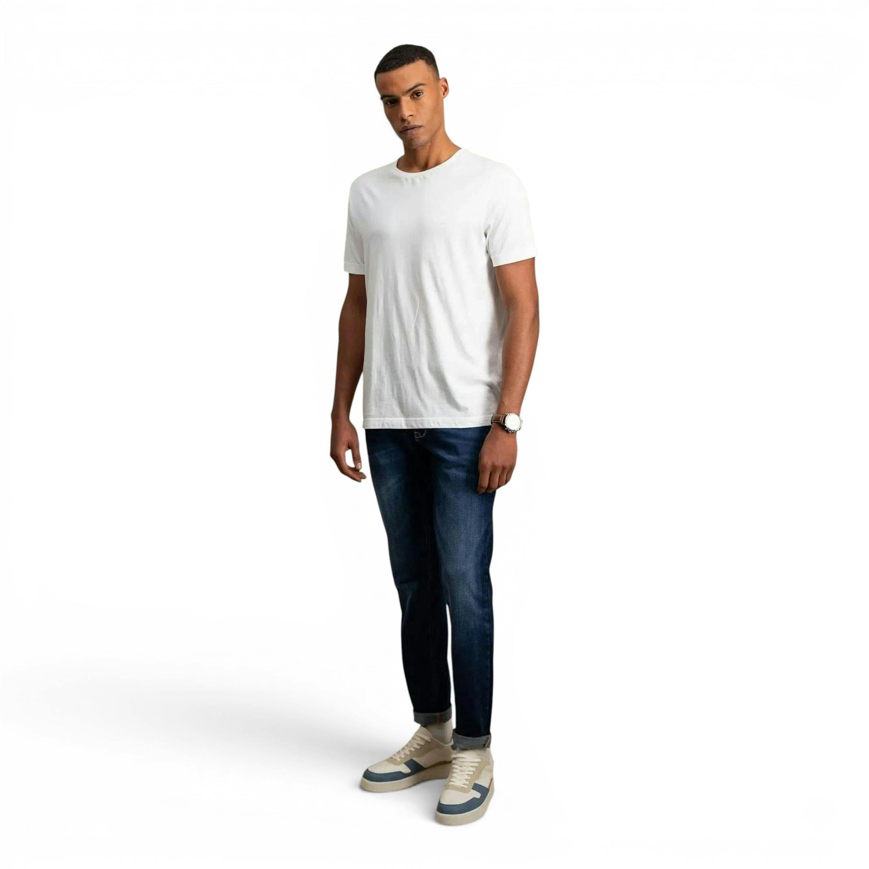 Crew Neck T-Shirt White , view 5 of 5