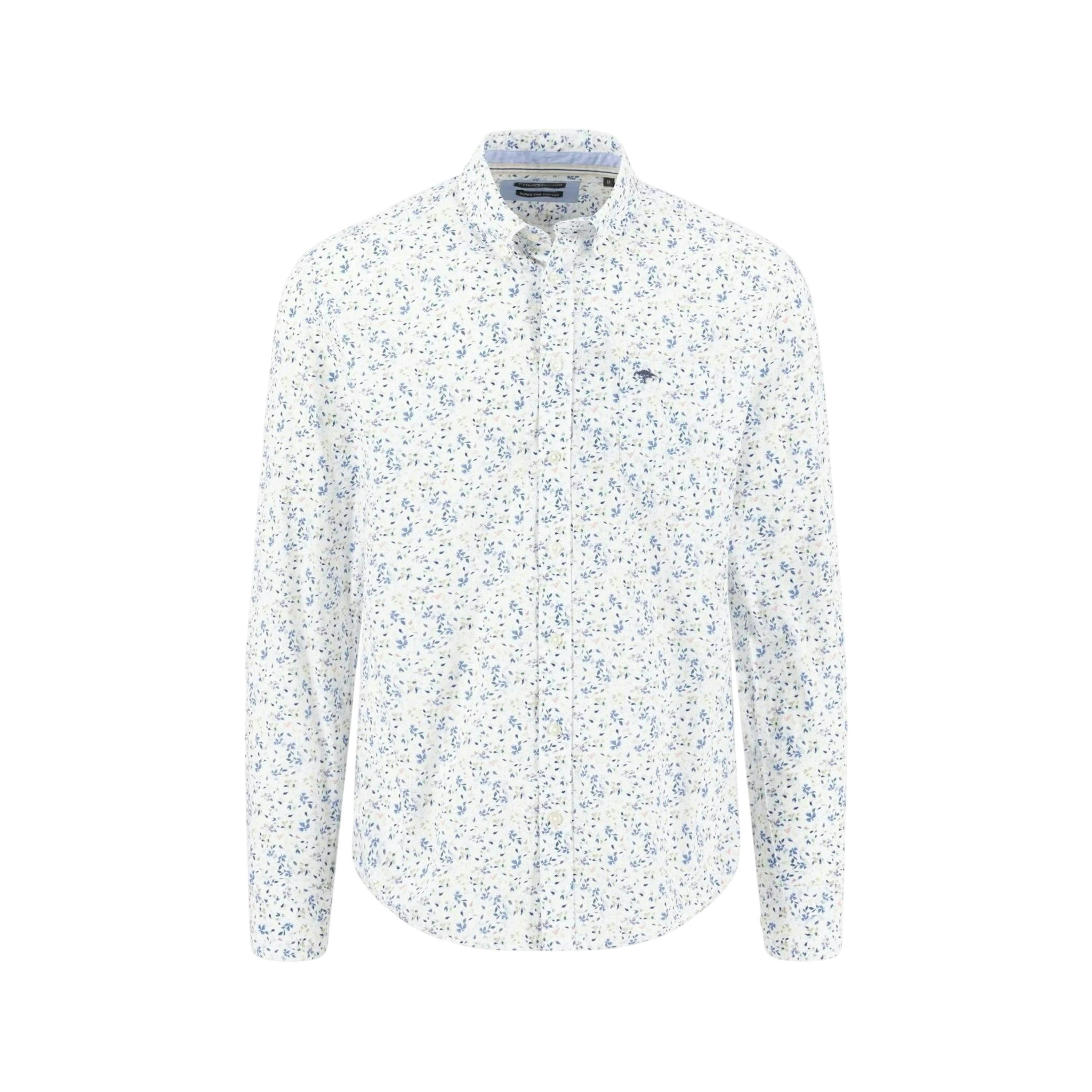 Premium Flower Print Button Down Shirt Magnolia , view 1 of 2