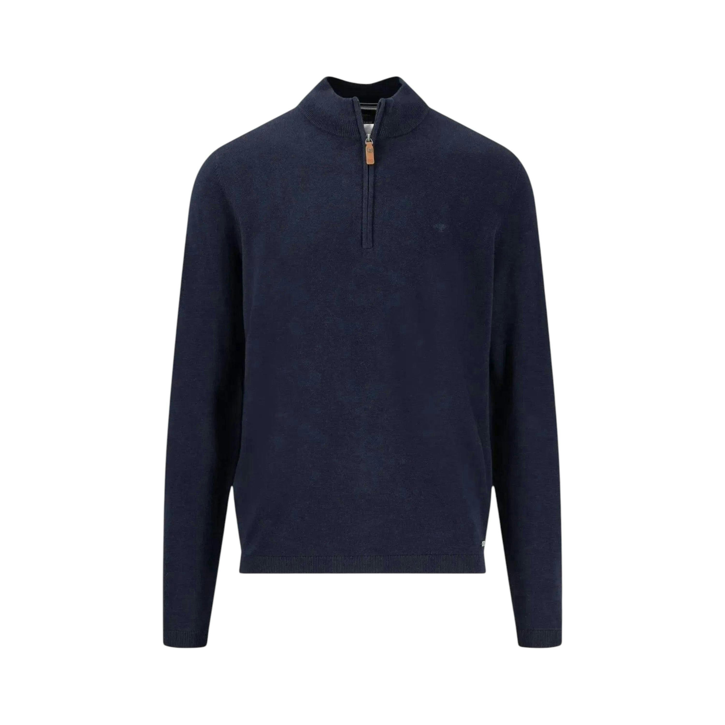 Air Cotton 1/4 Zip Knit Navy , view 1 of 2