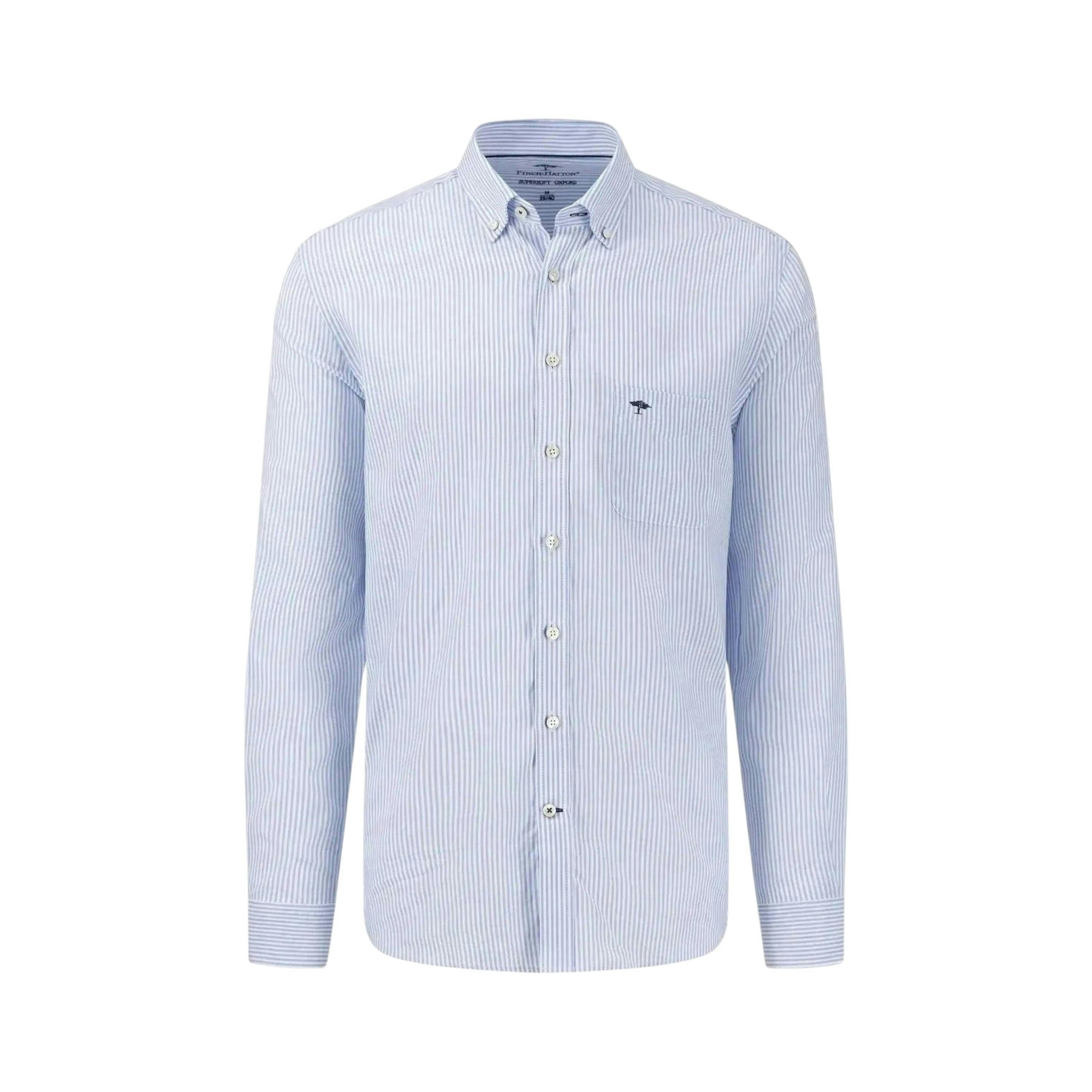 Button Down Oxford Shirt Light Blue Stripe , view 1 of 5