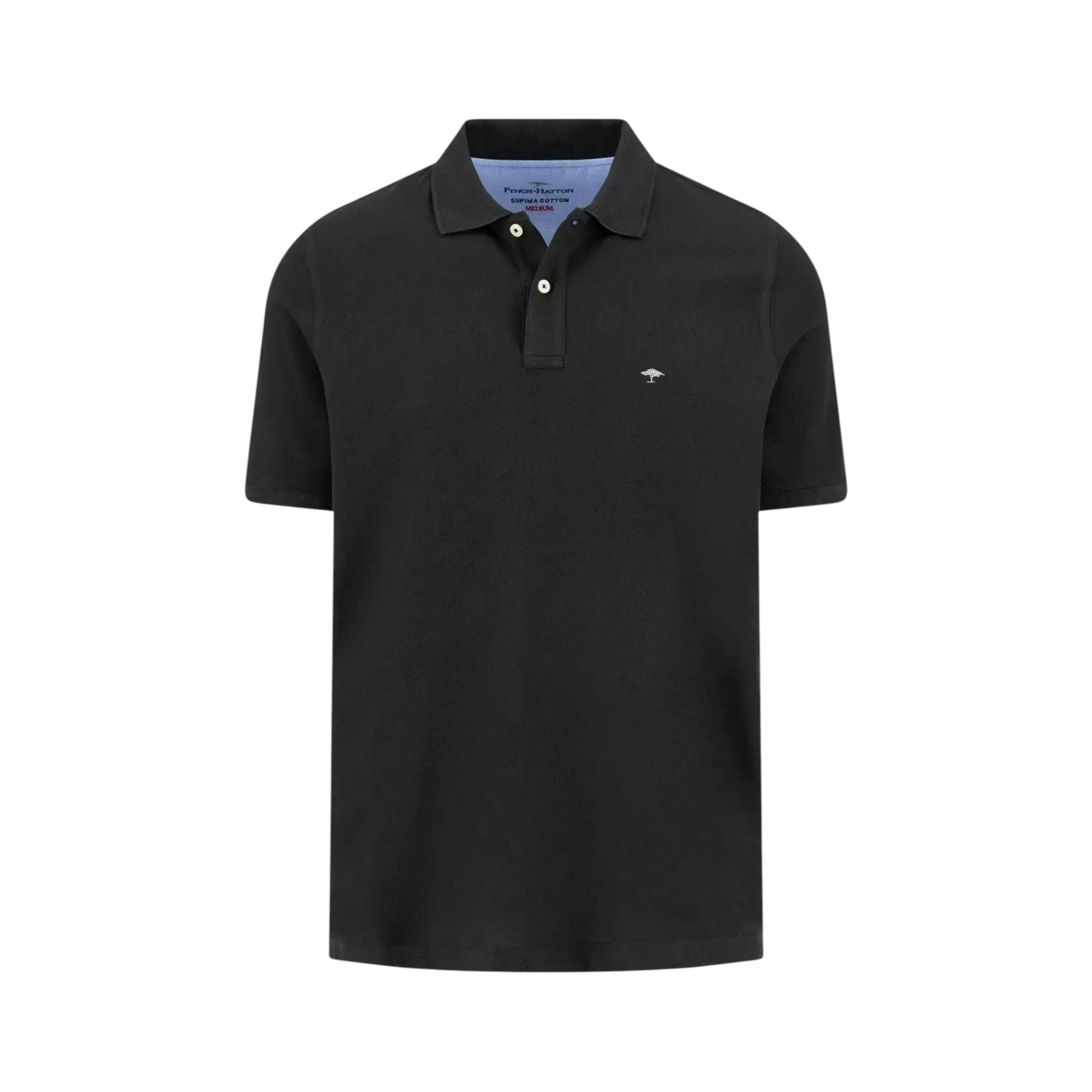 Premium Cotton Polo Shirt Black , view 1 of 6
