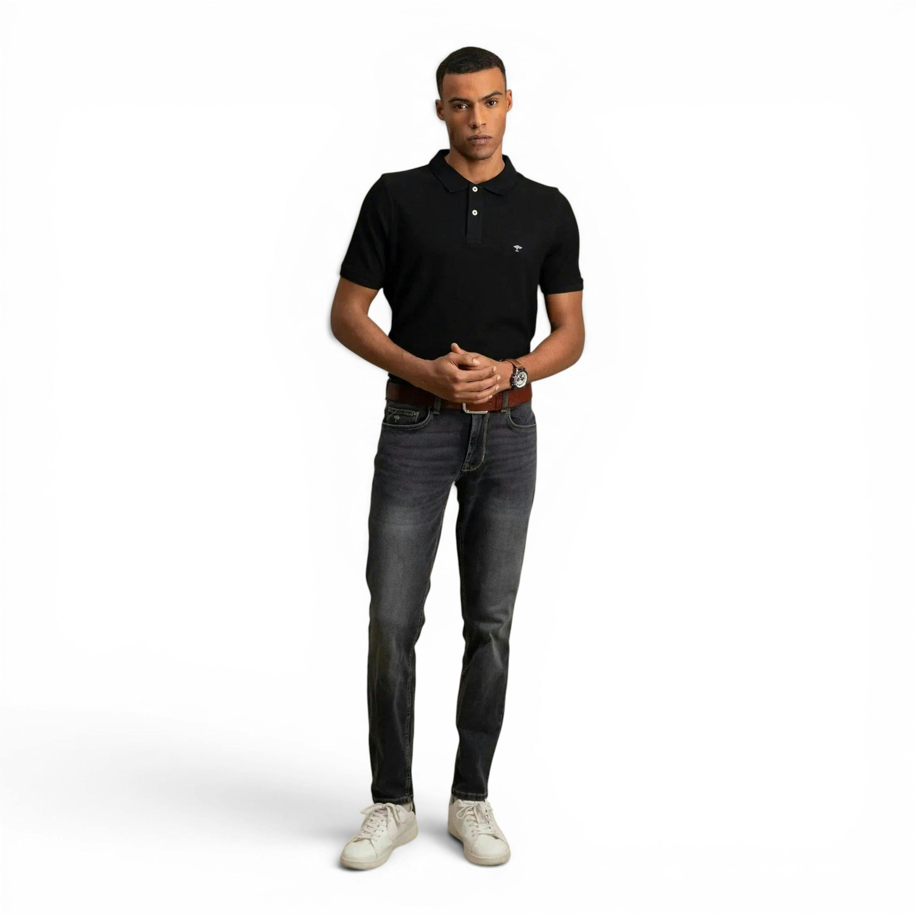 Premium Cotton Polo Shirt Black , view 6 of 6