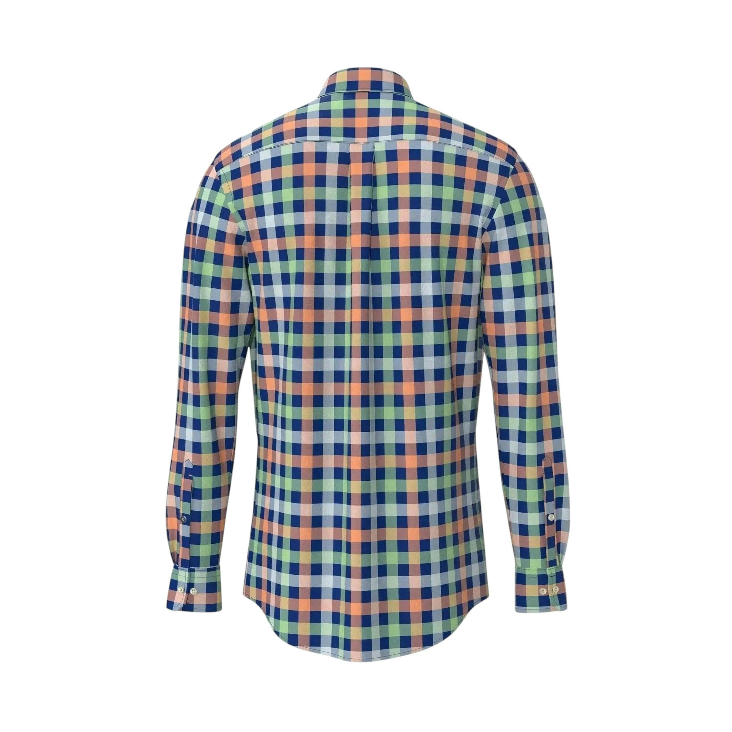 Colorful Combi Check Shirt Sunny Orange , view 2 of 2