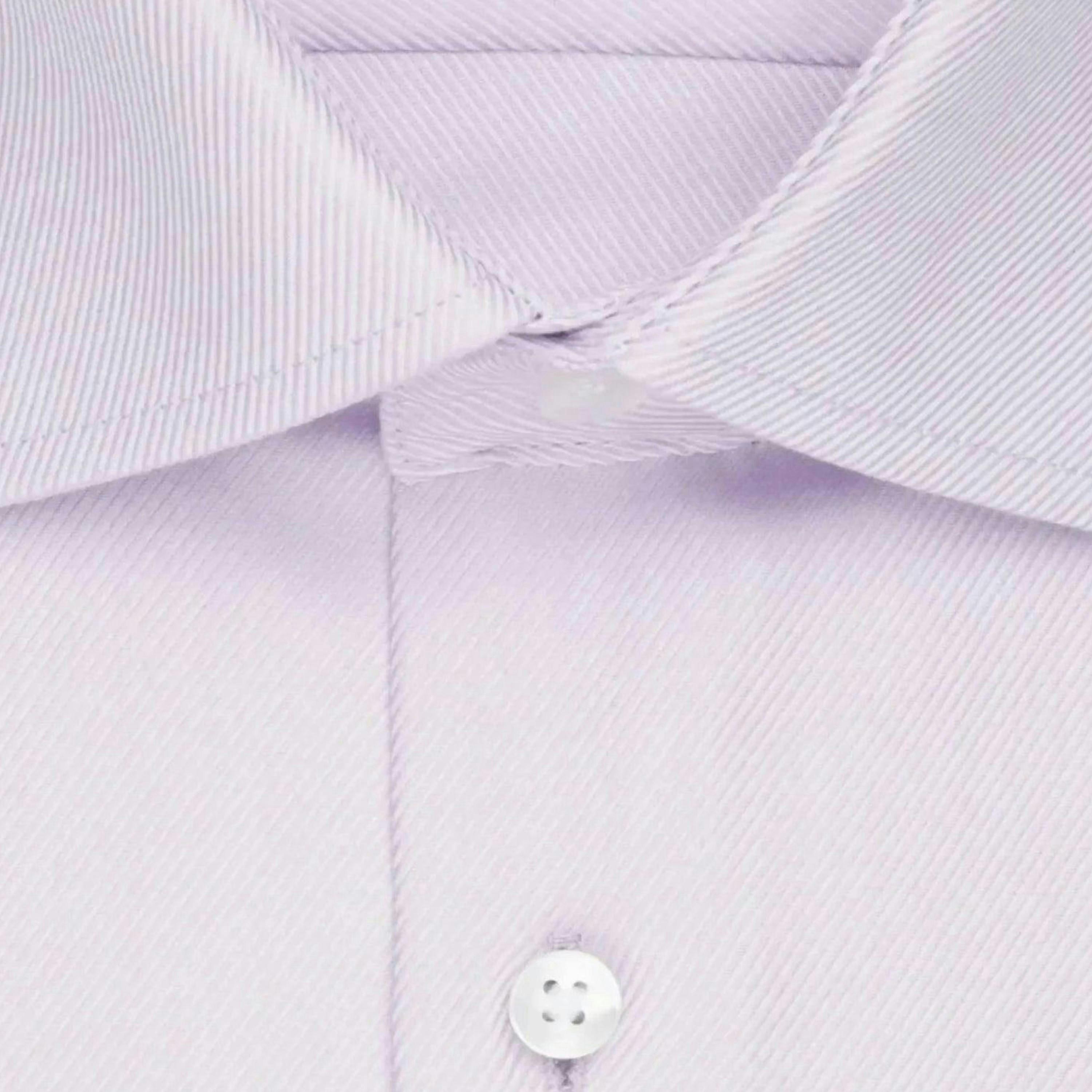 Seidensticker Regular Fit No Iron Kent Collar Business Shirt Light Purple , view 6 of 6