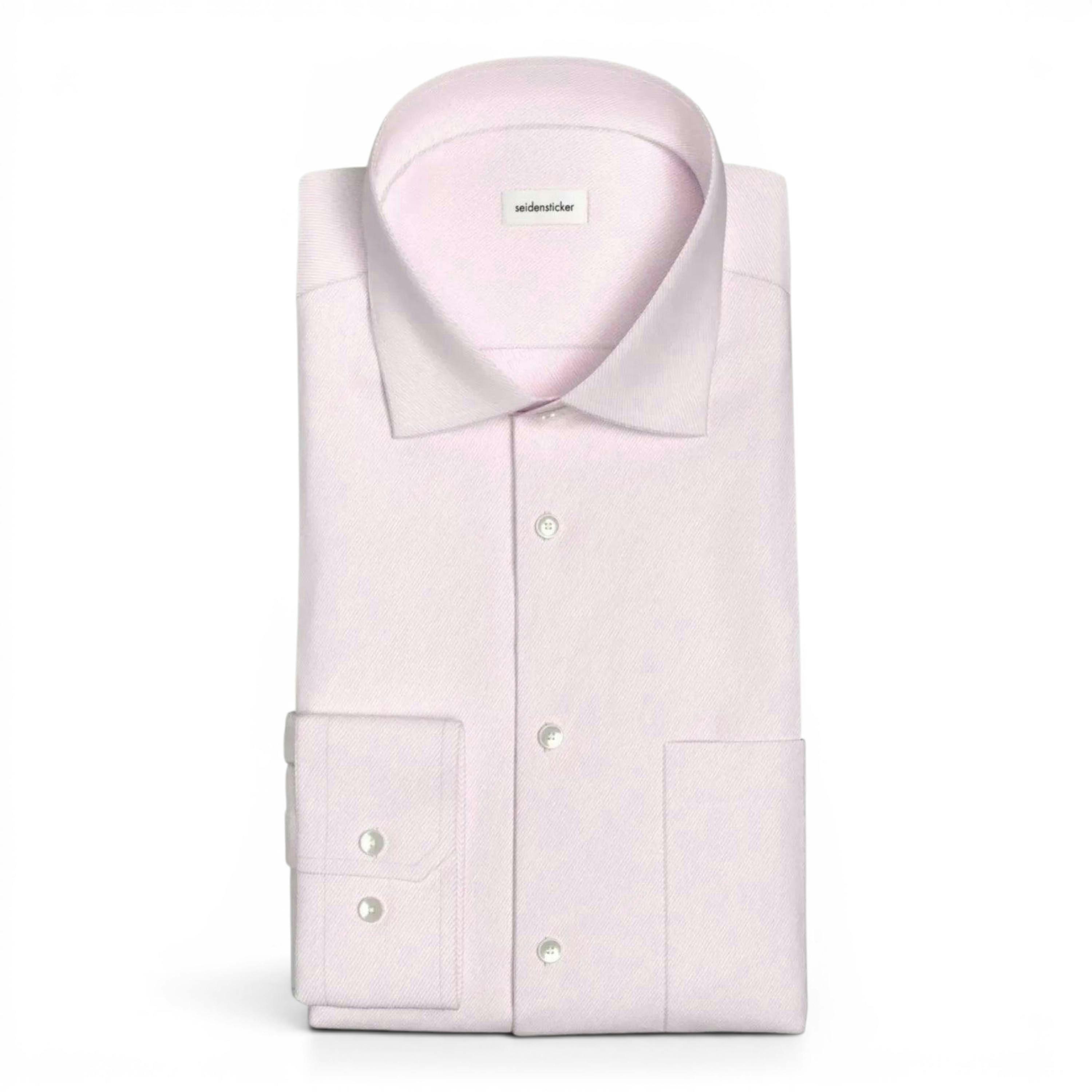 Seidensticker Regular Fit No Iron Kent Collar Business Shirt Pink , view 5 of 6