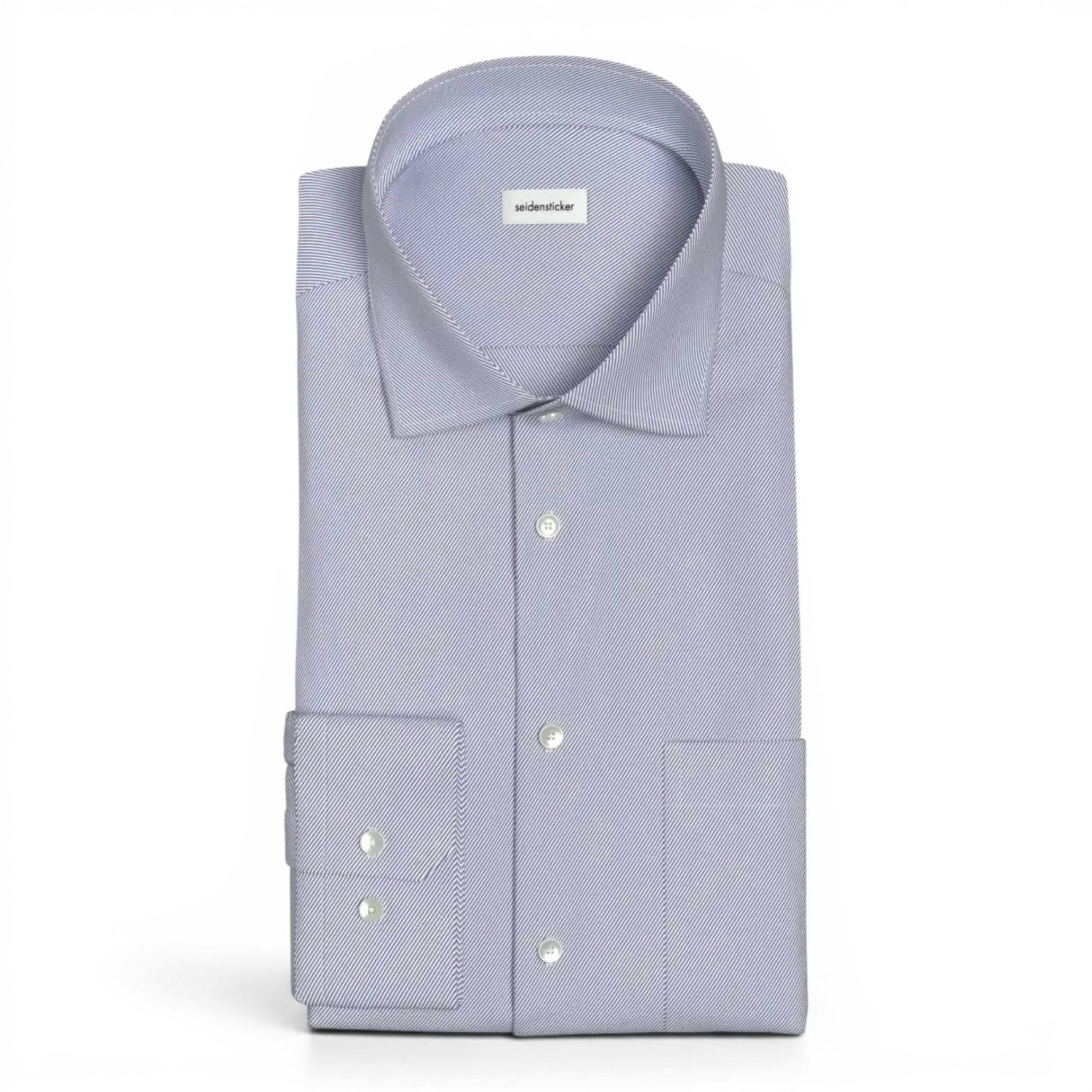 Seidensticker Regular Fit No Iron Kent Collar Business Shirt Light Blue , view 6 of 6