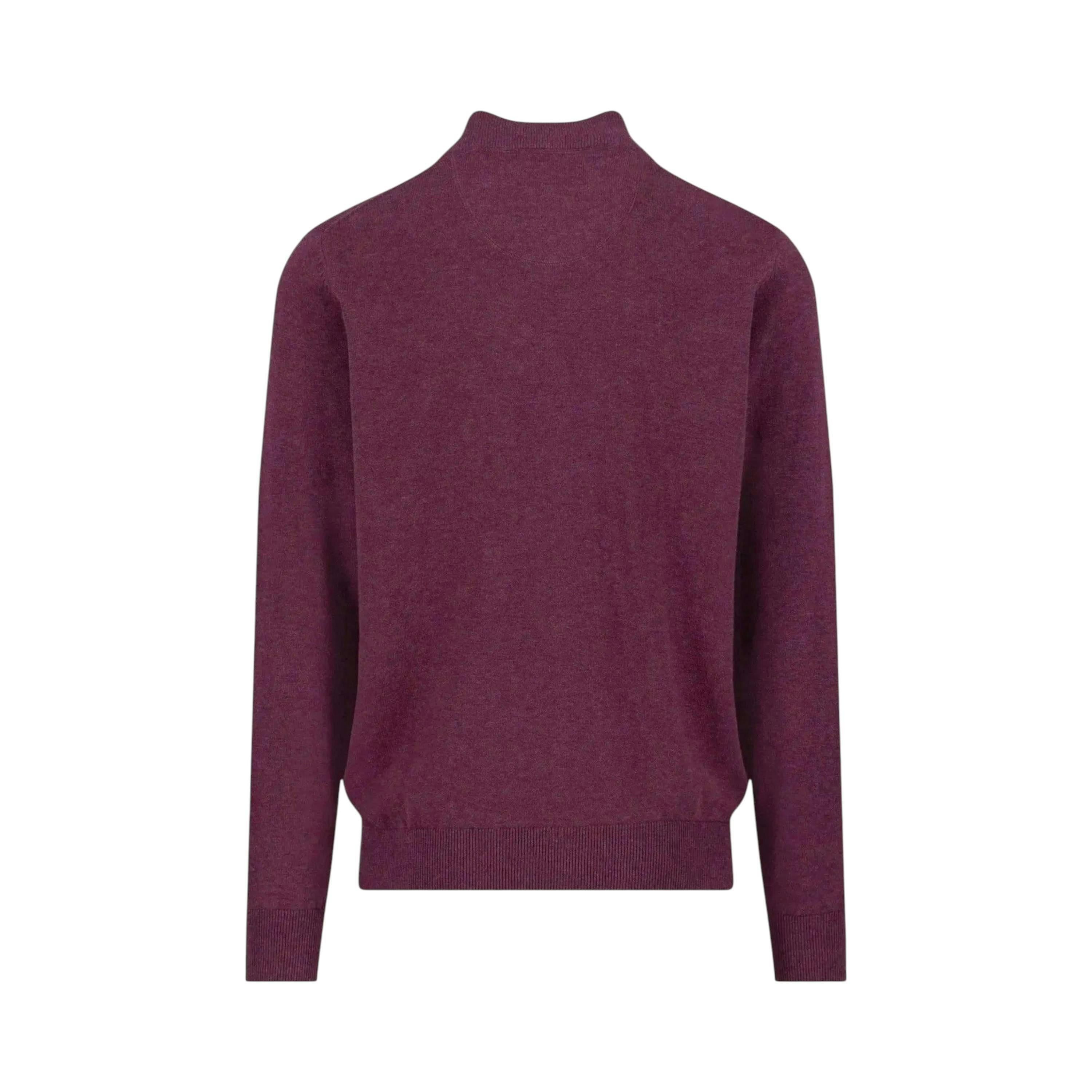 Superfine Stand-Up Cardigan Deep Merlot , view 2 of 3