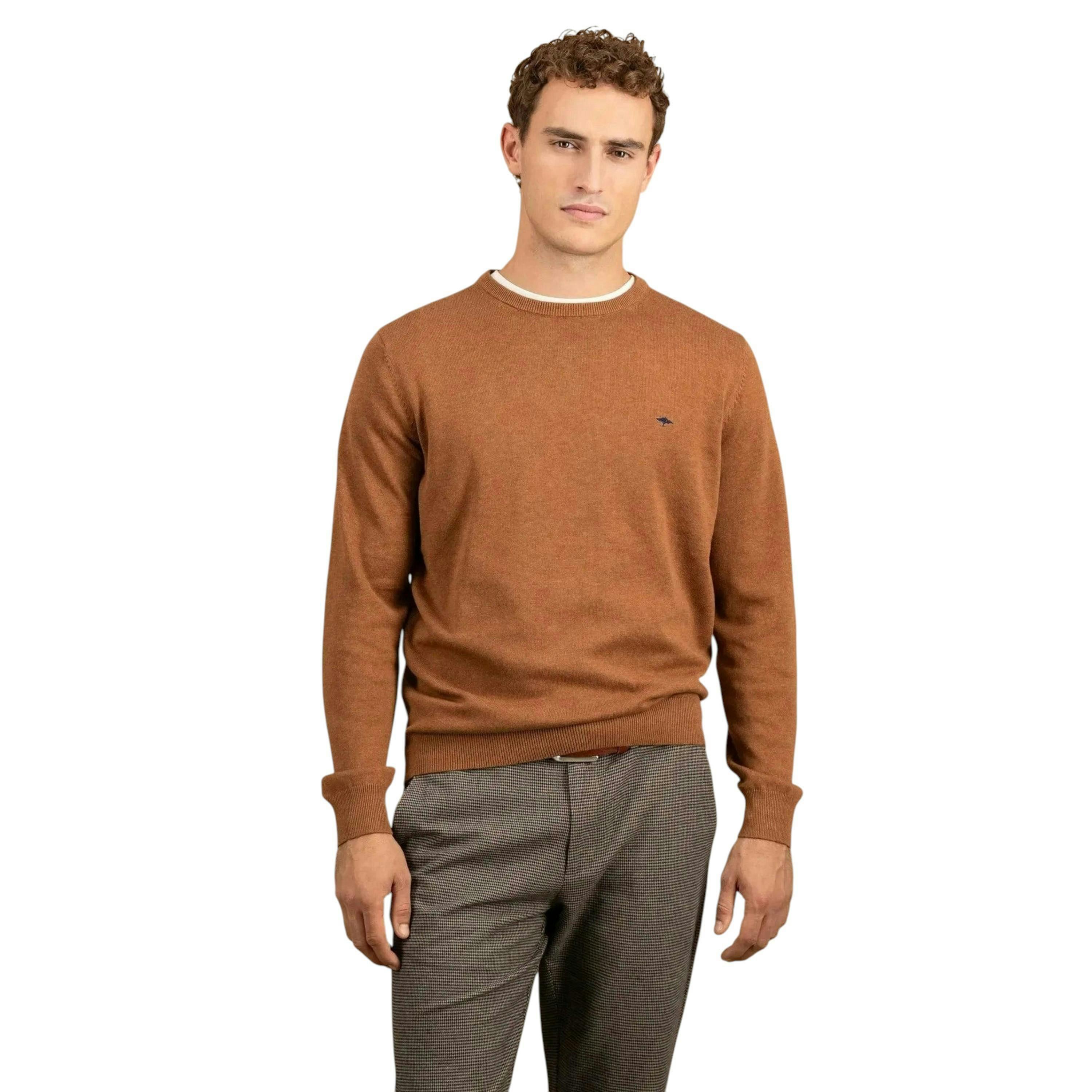 Fine Knit Cotton Crewneck Hazel , view 2 of 5