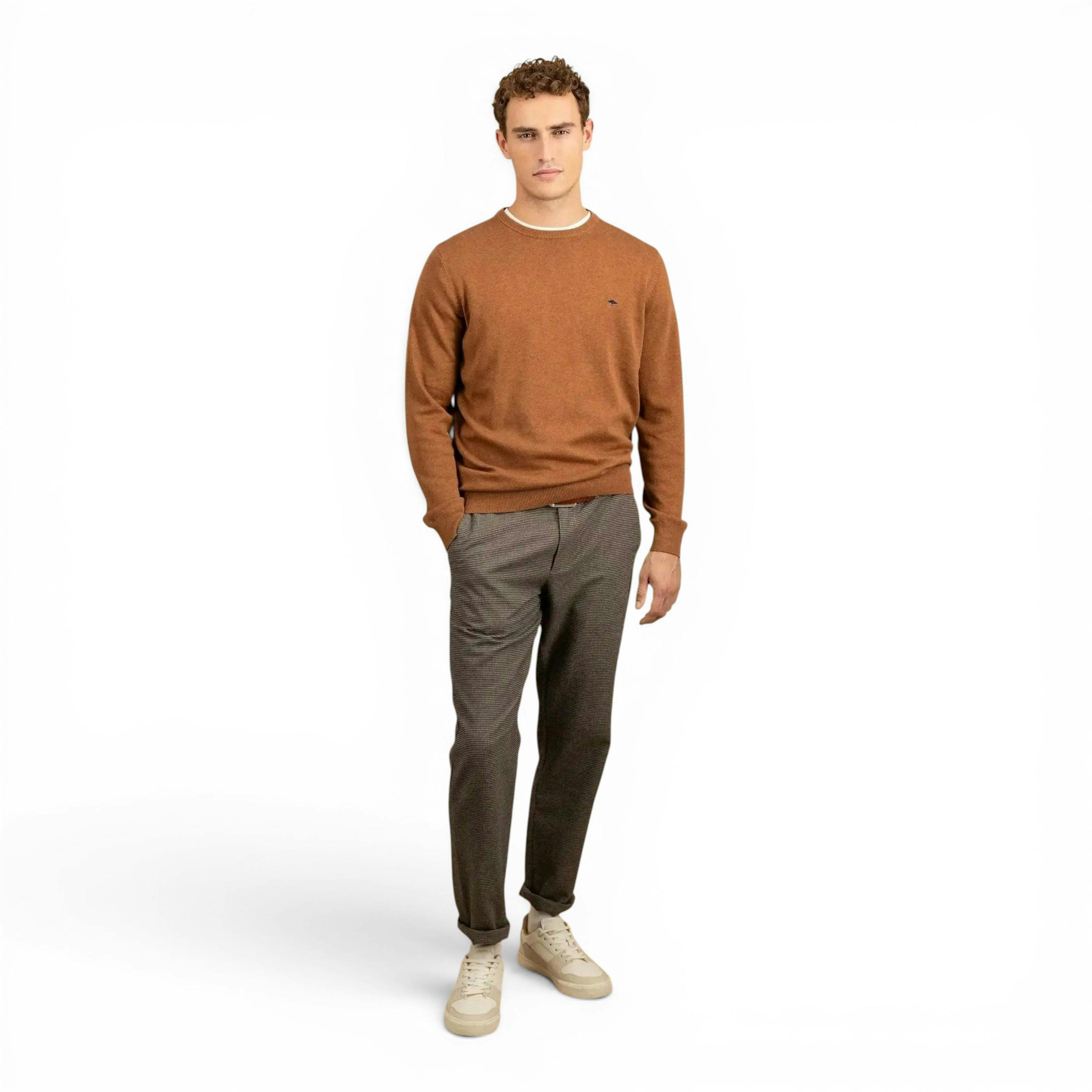 Fine Knit Cotton Crewneck Hazel , view 3 of 5