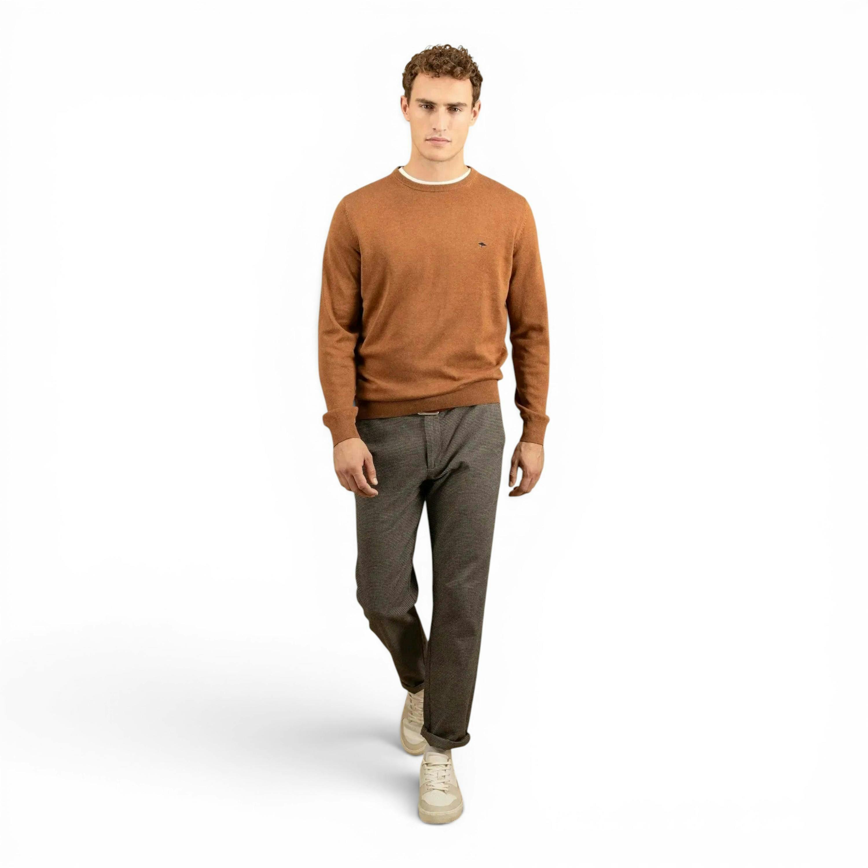 Fine Knit Cotton Crewneck Hazel , view 5 of 5