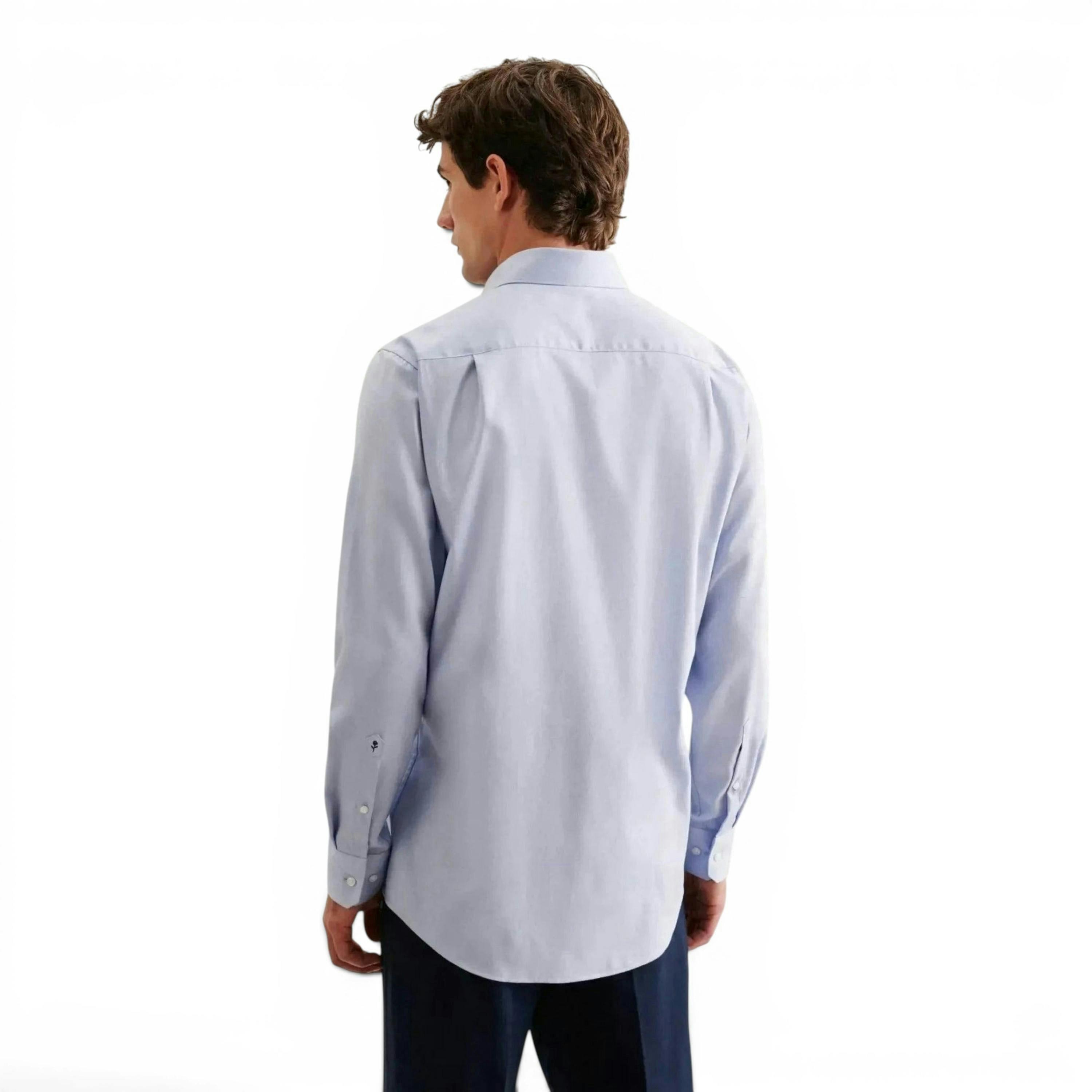 Regular Fit No Iron New Kent Business Shirt Light Blue , view 2 of 6