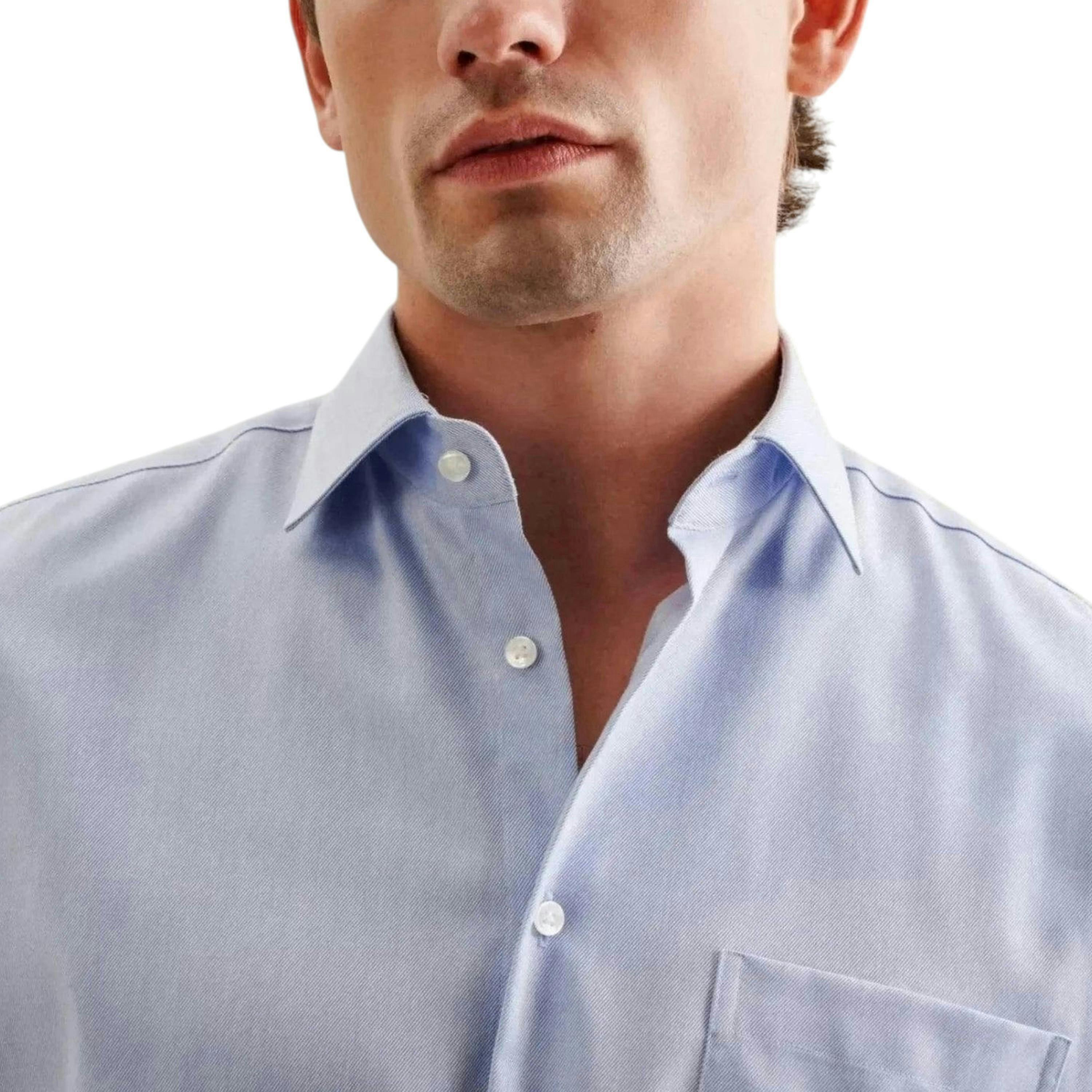 Regular Fit No Iron New Kent Business Shirt Light Blue , view 3 of 6