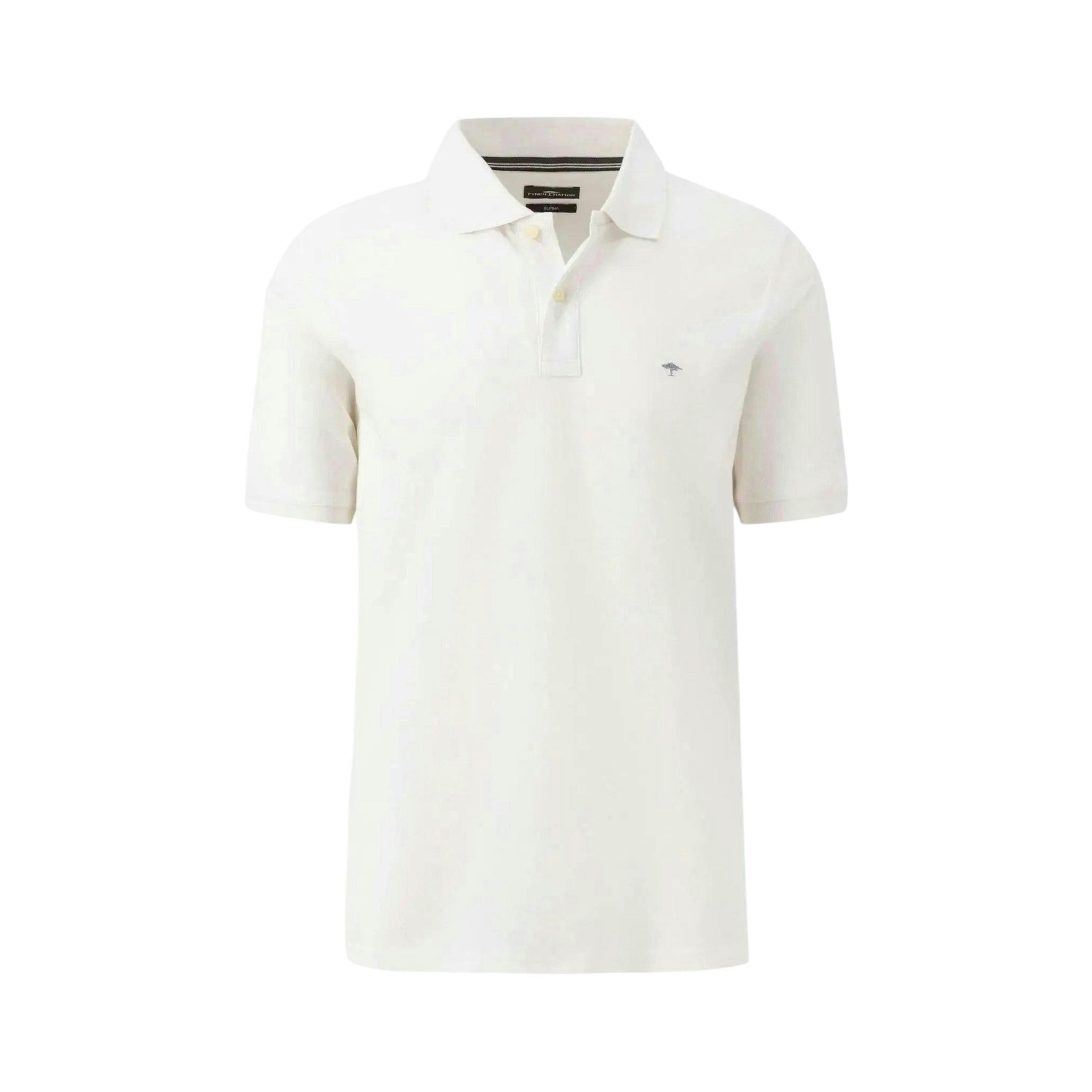 Premium Cotton Polo Shirt White , view 1 of 5