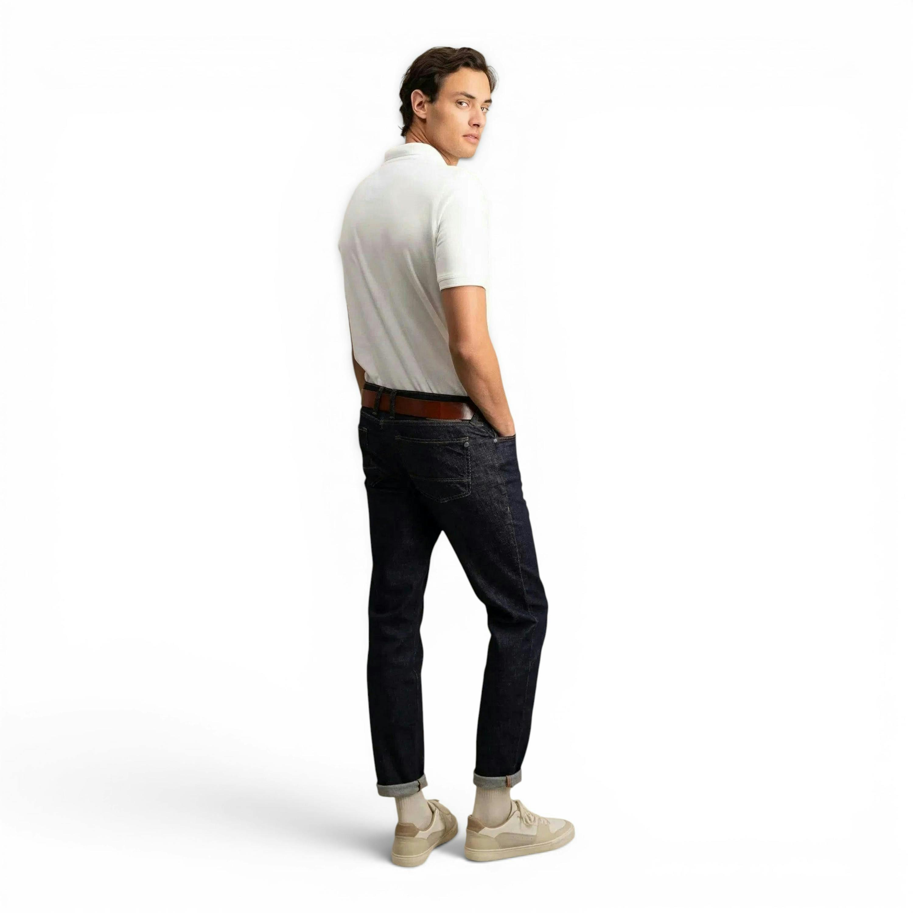 Premium Cotton Polo Shirt White , view 4 of 5