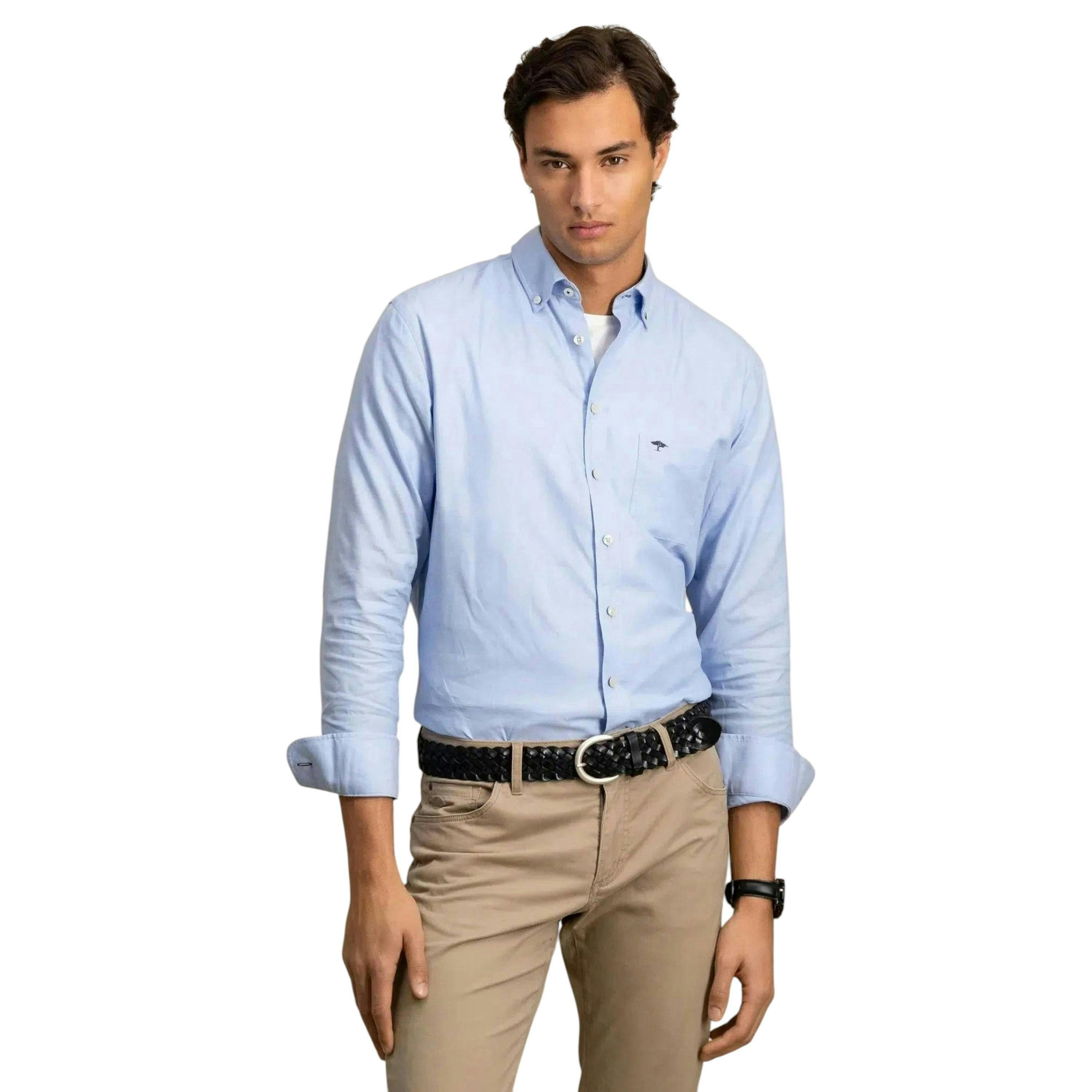 Button Down Oxford Shirt Light Blue , view 2 of 5