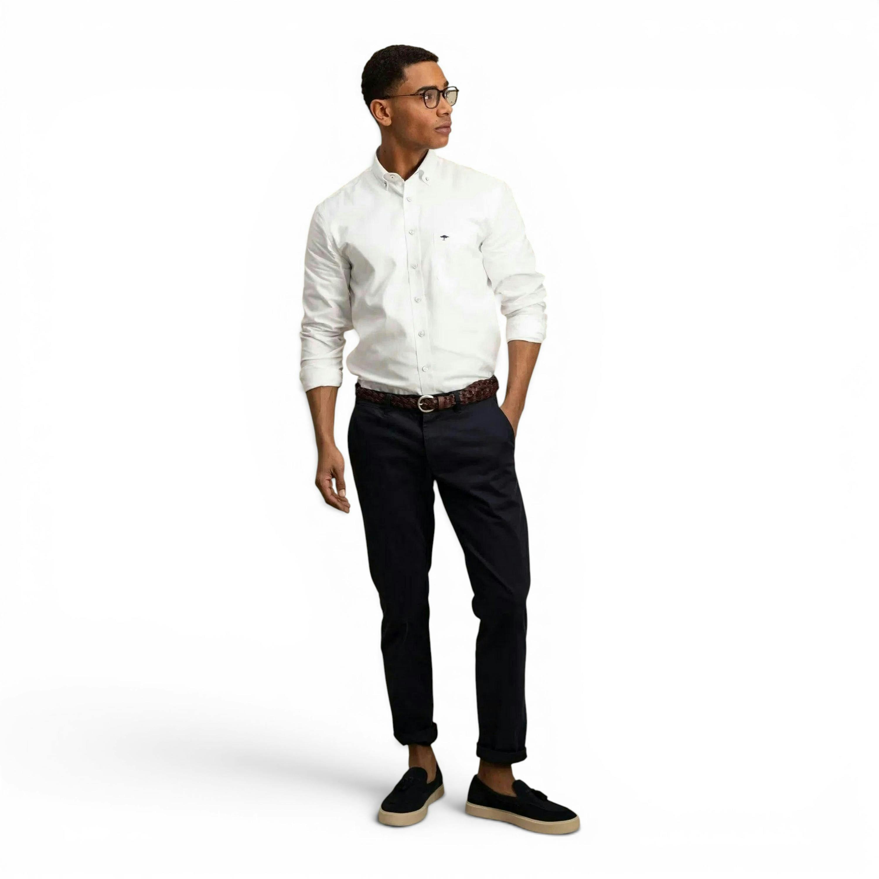 Button Down Oxford Shirt White , view 3 of 5