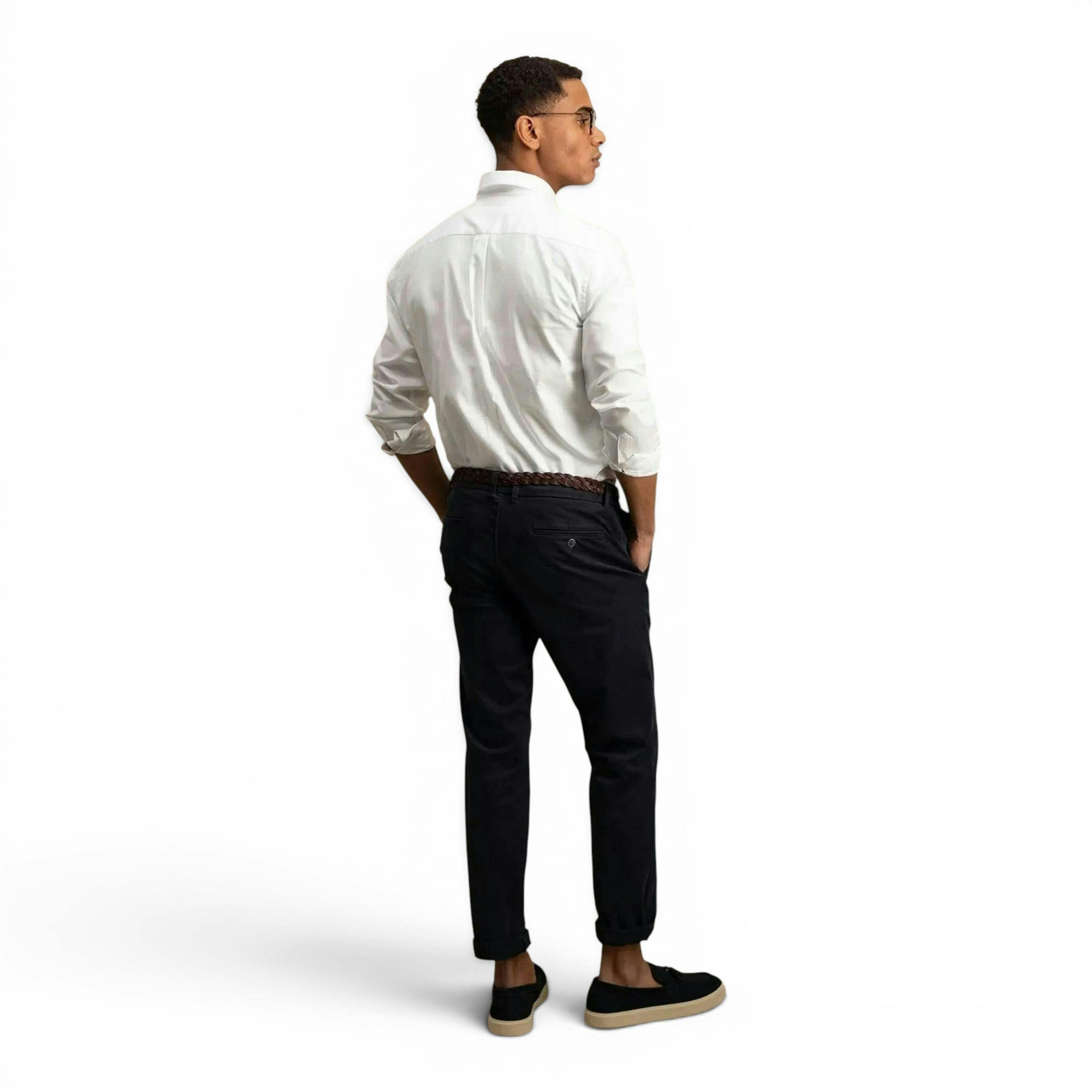 Button Down Oxford Shirt White , view 4 of 5