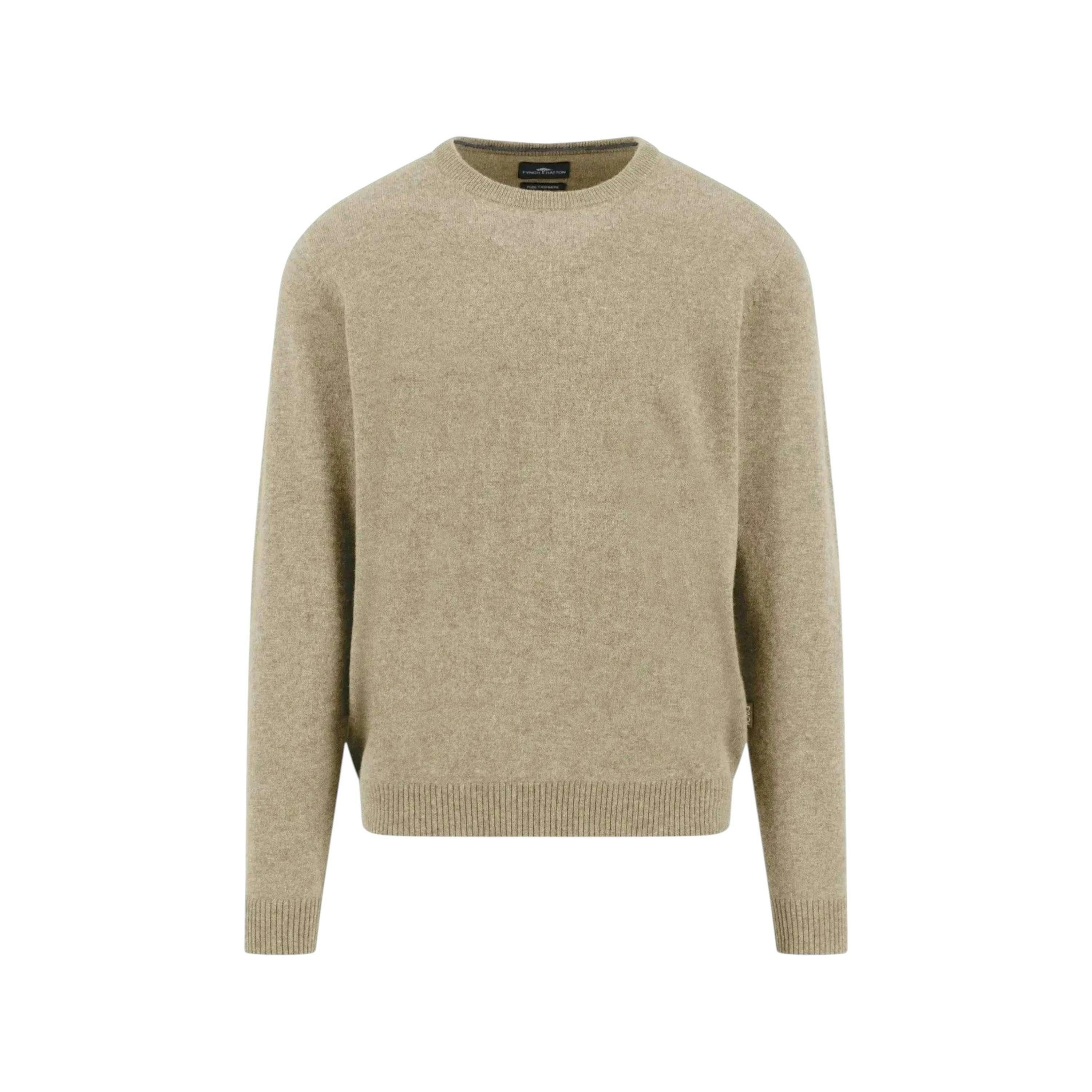 Pure Cashmere Crewneck Knit Light Taupe , view 1 of 2