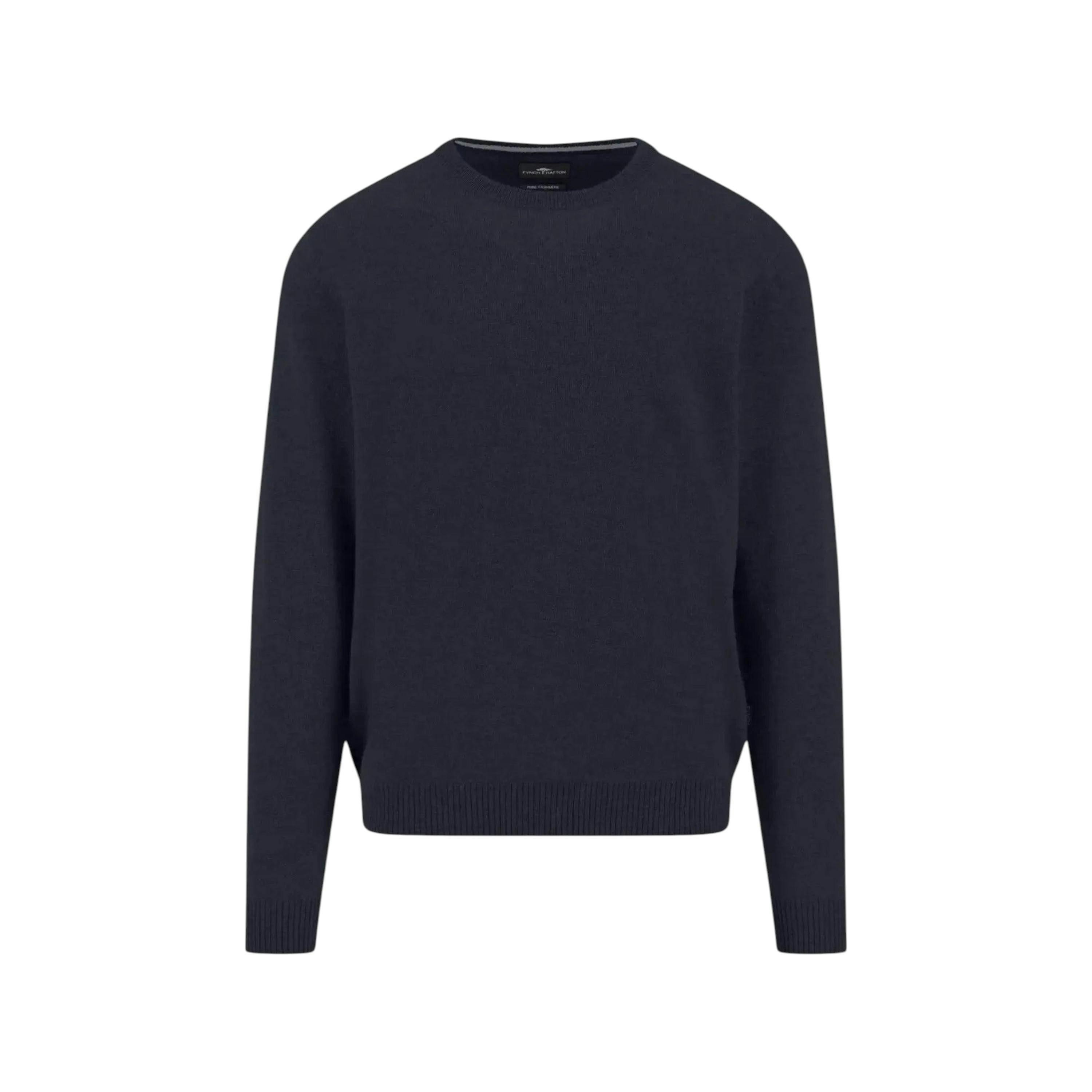 Pure Cashmere Crewneck Knit Navy , view 1 of 3