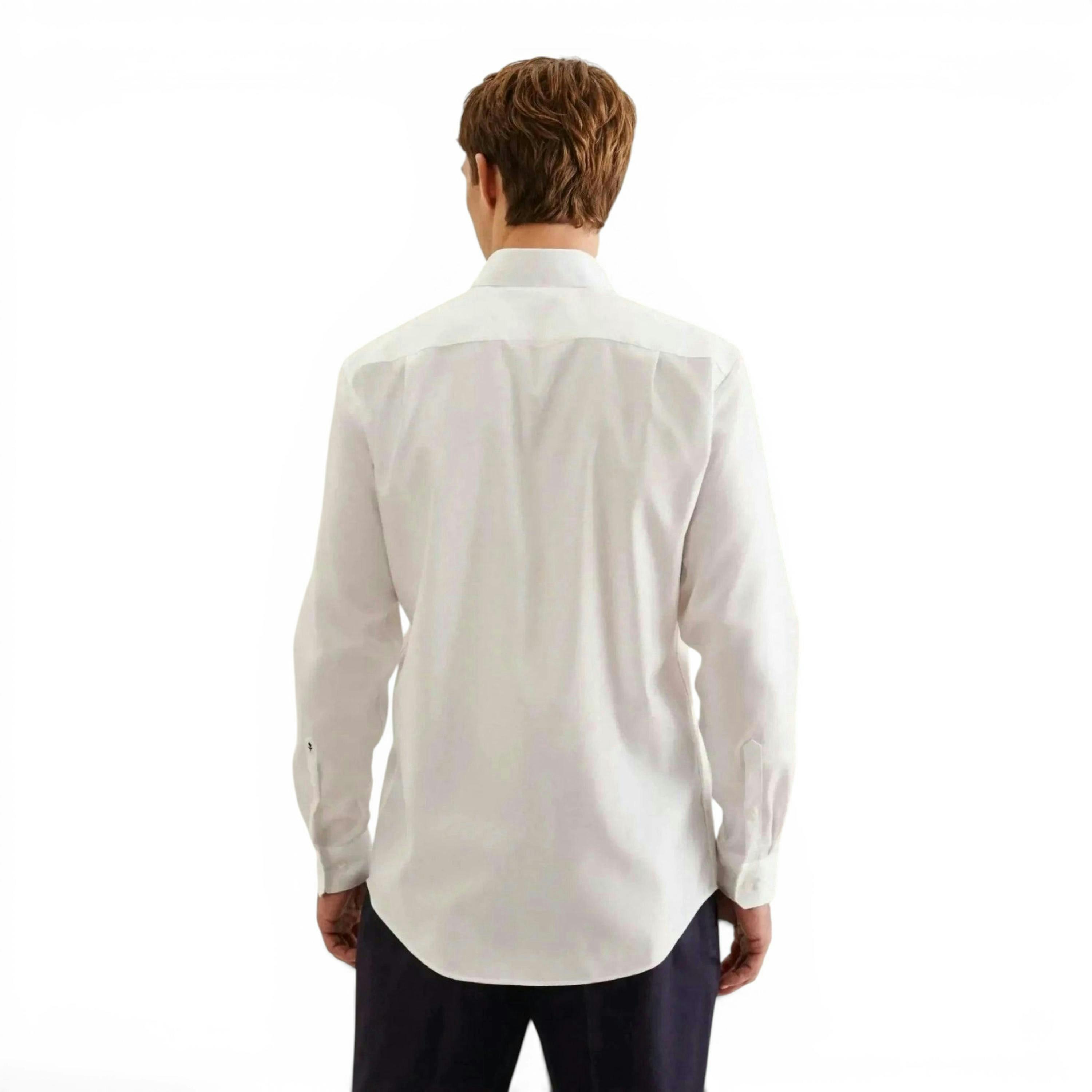 Regular Fit No Iron New Kent Business Shirt White , view 2 of 6
