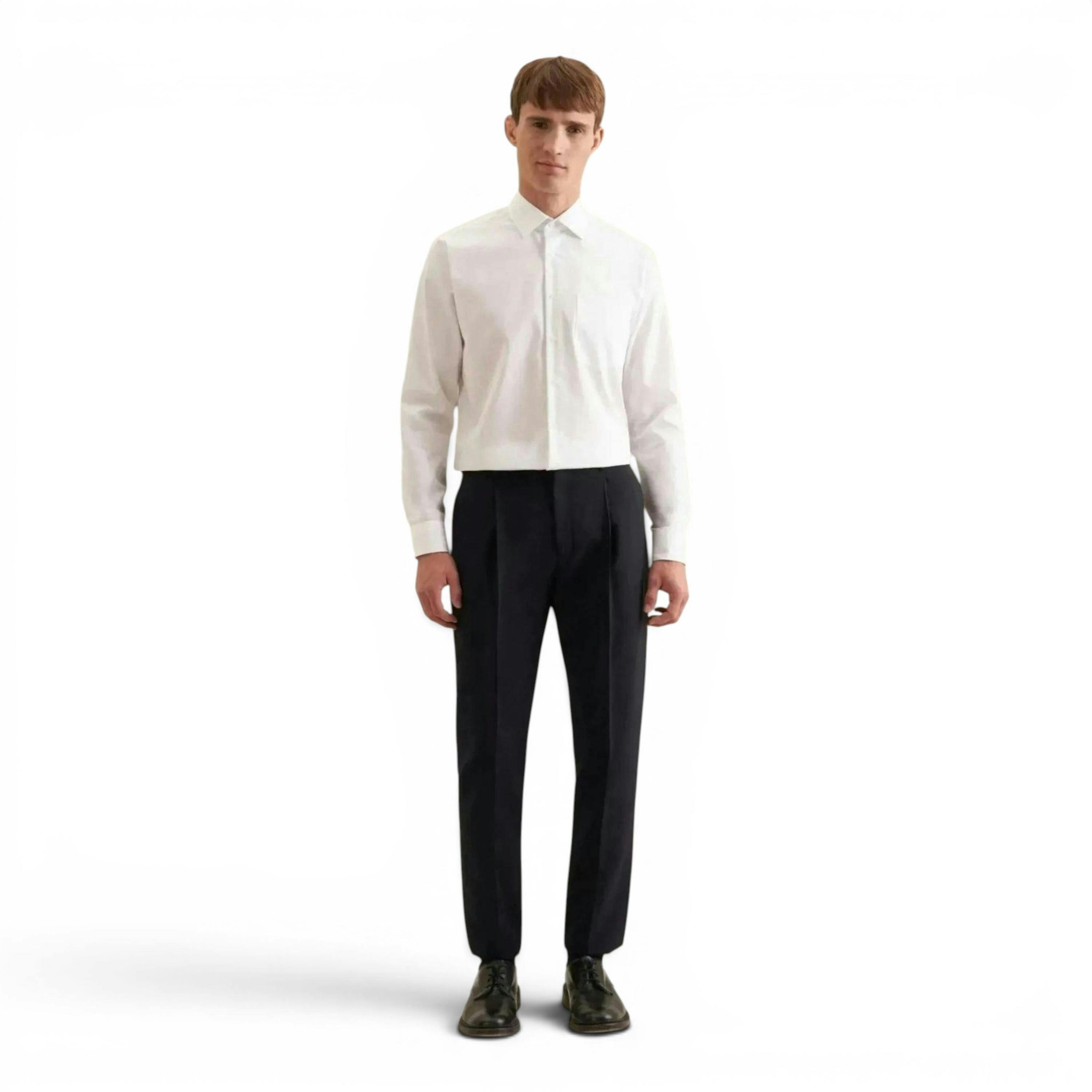 Regular Fit Easy Iron Kent Collar Business Shirt White , view 5 of 6