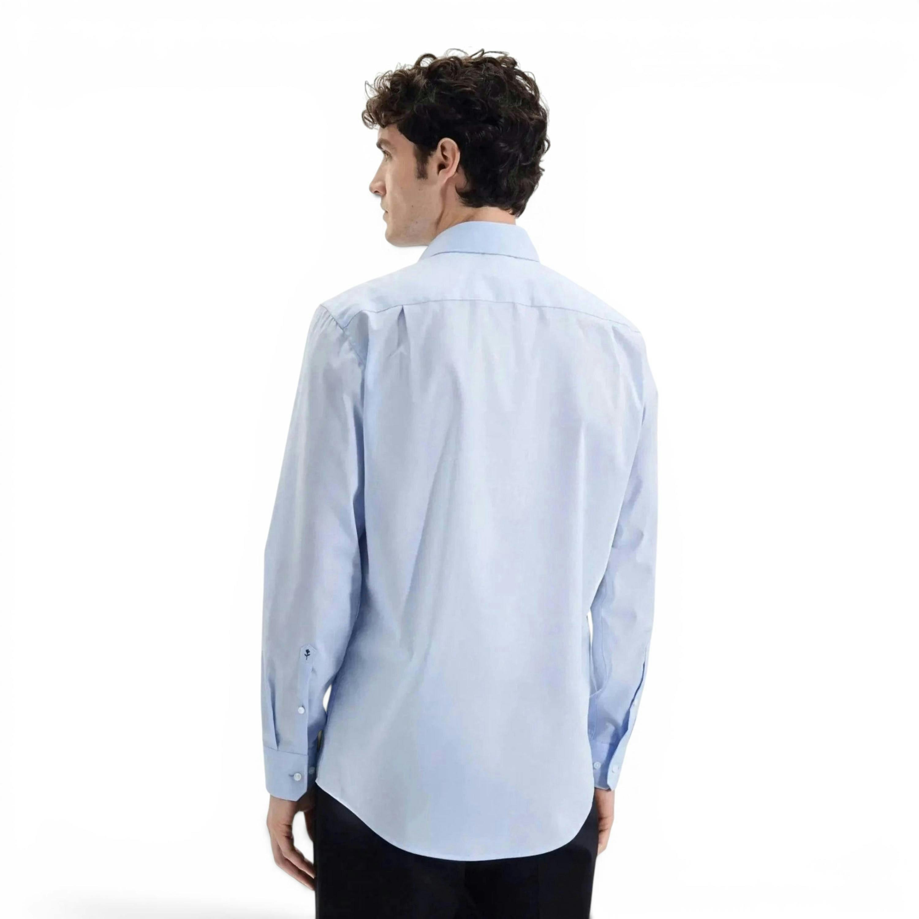 Regular Fit No Iron Kent Collar Business Shirt Light Blue , view 2 of 6