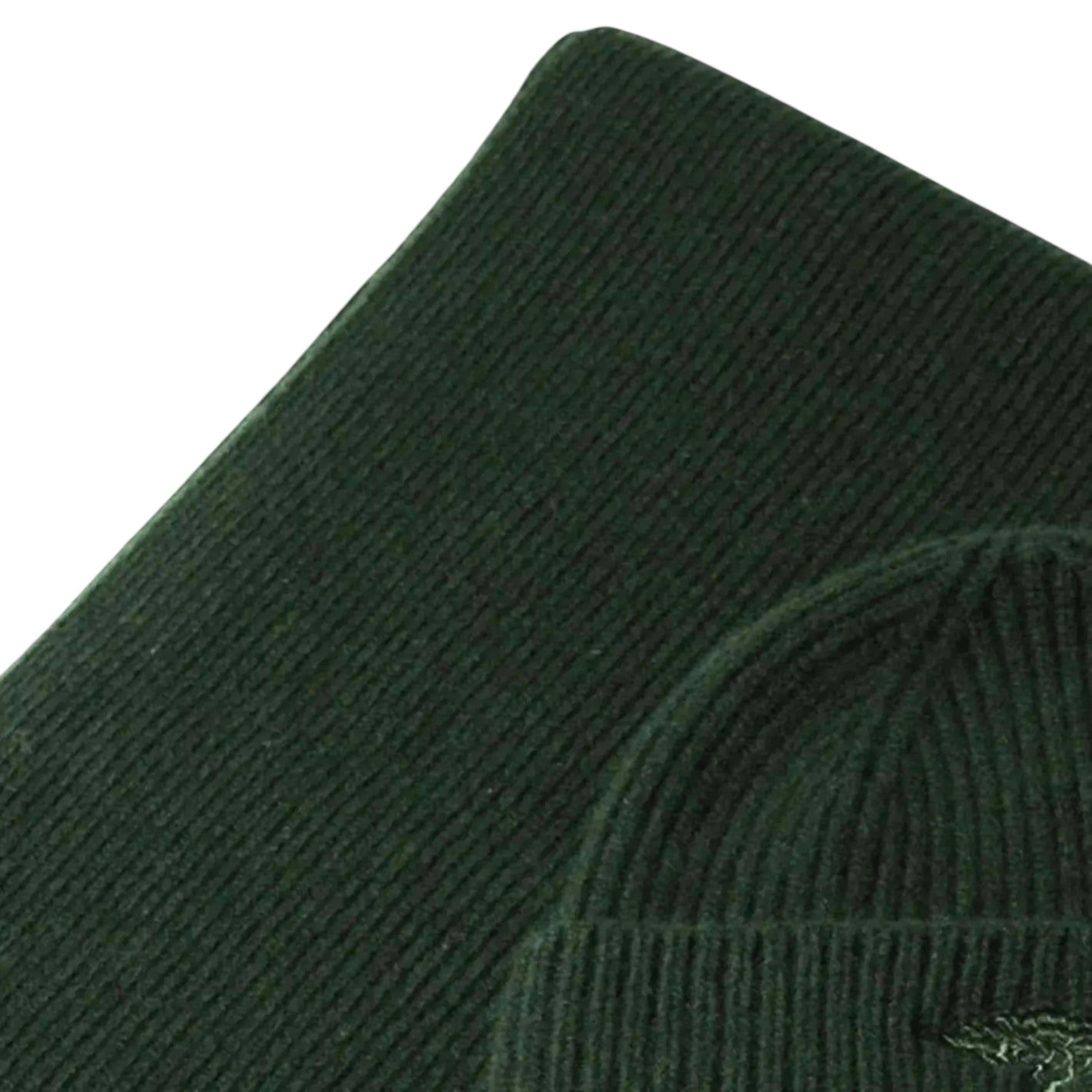 Pure Wool Beanie & Scarf Set Dark Leaf , view 2 of 2