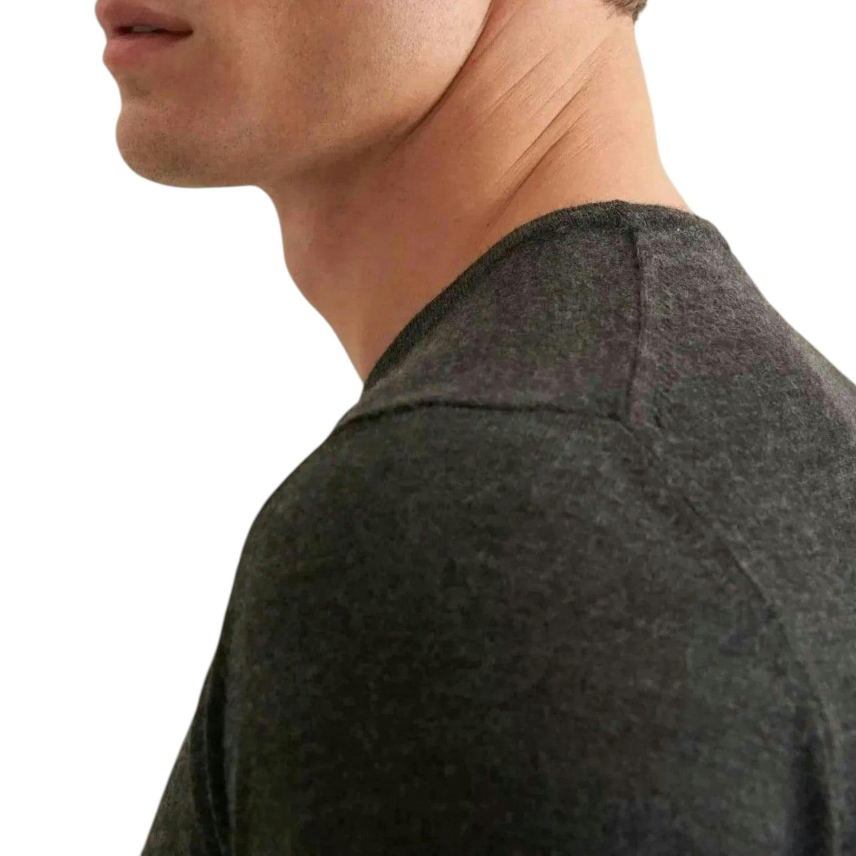 Seidensticker Merino Wool Crewneck Knit Grey , view 3 of 6