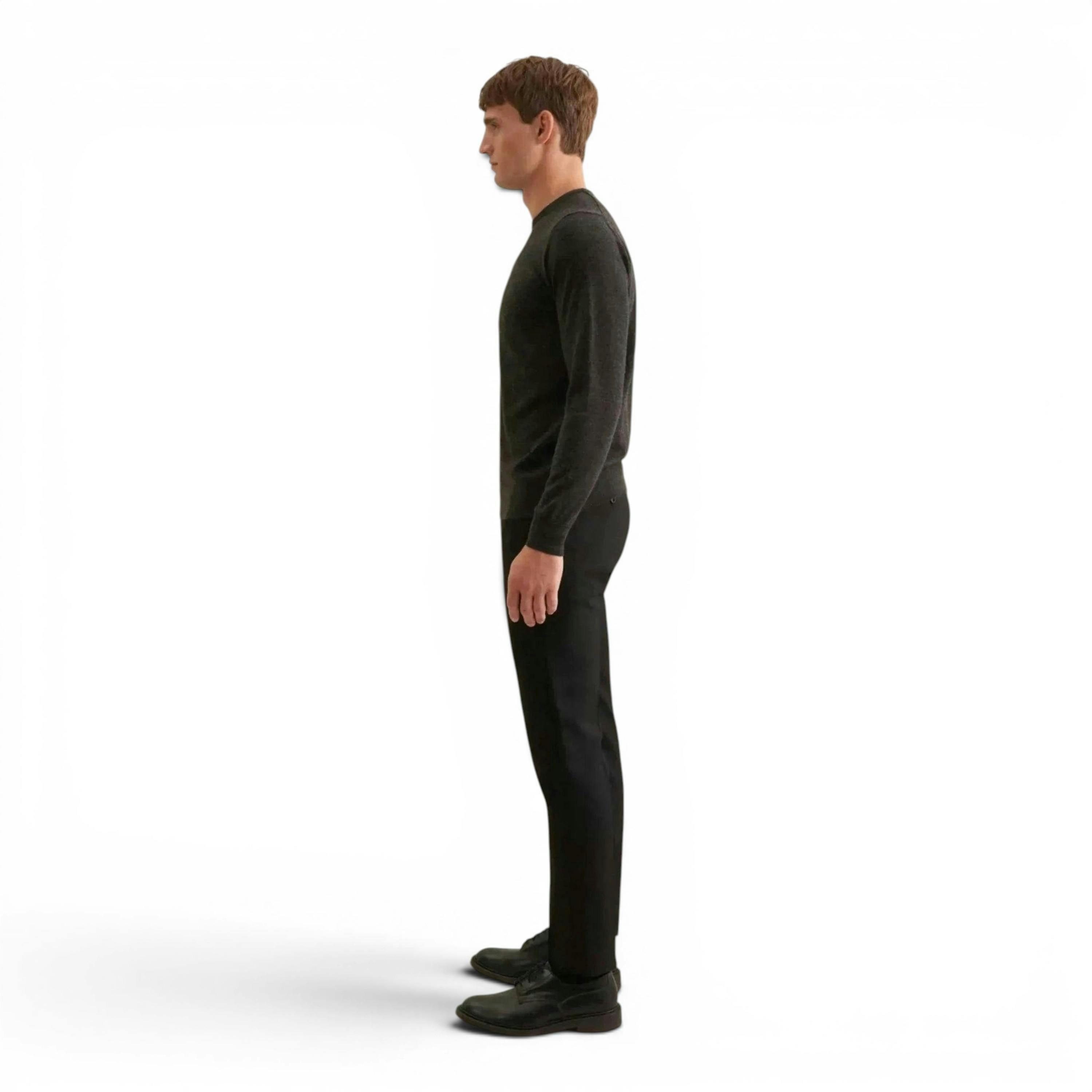 Seidensticker Merino Wool Crewneck Knit Grey , view 6 of 6