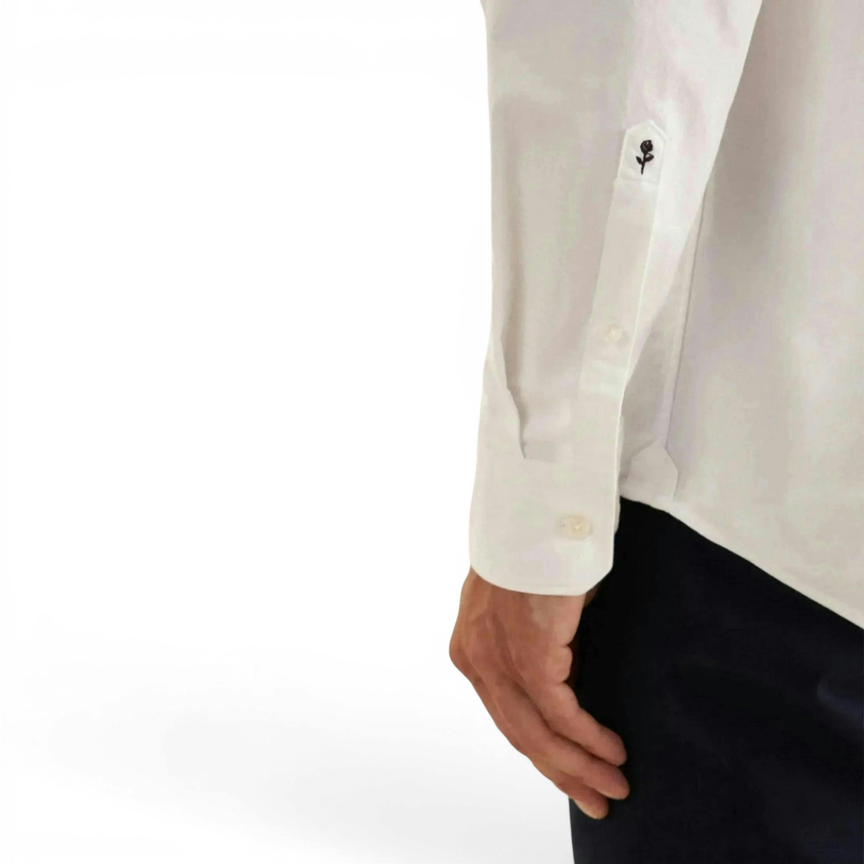 Seidensticker Regular Fit Button Down Oxford Shirt White , view 4 of 6