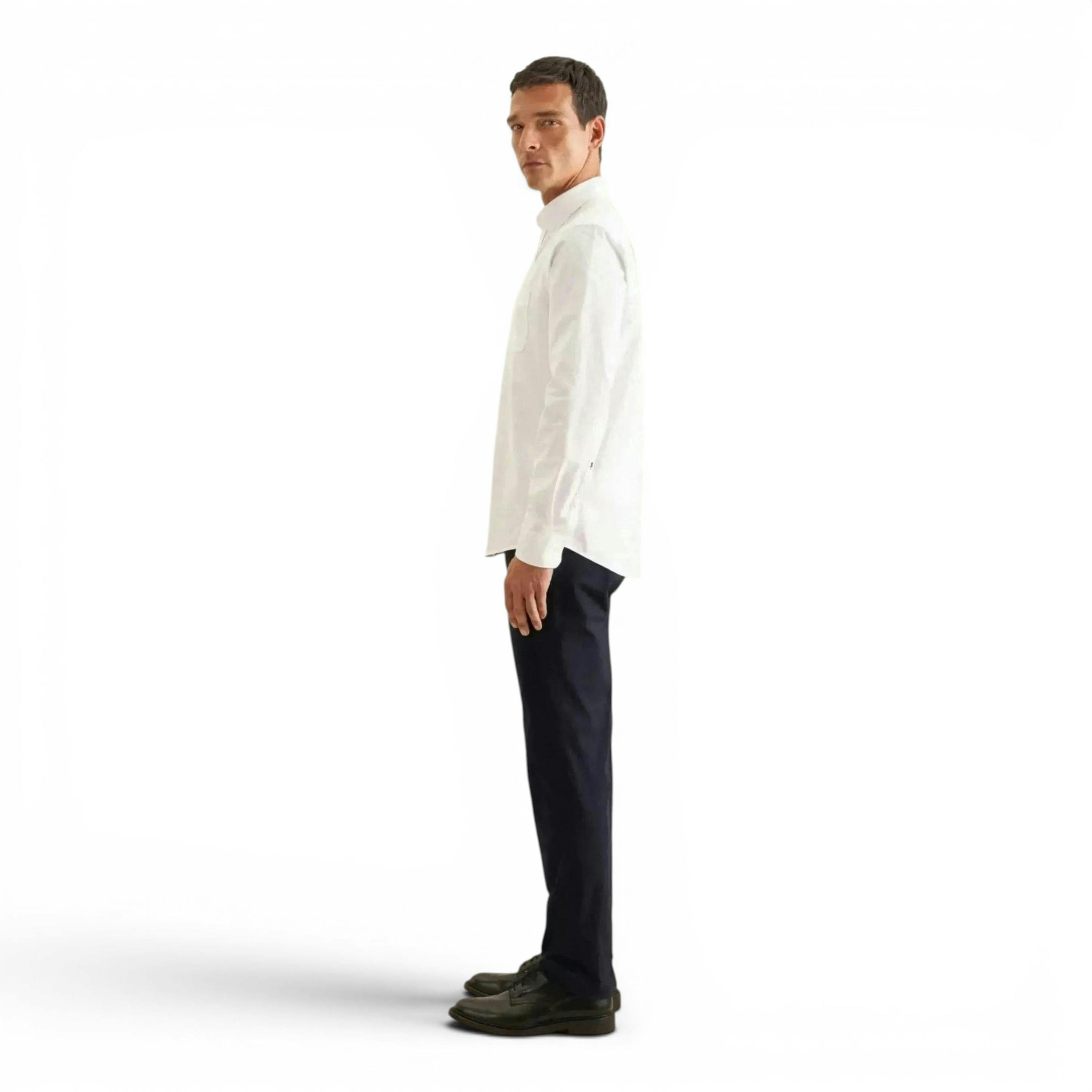 Seidensticker Regular Fit Button Down Oxford Shirt White , view 6 of 6