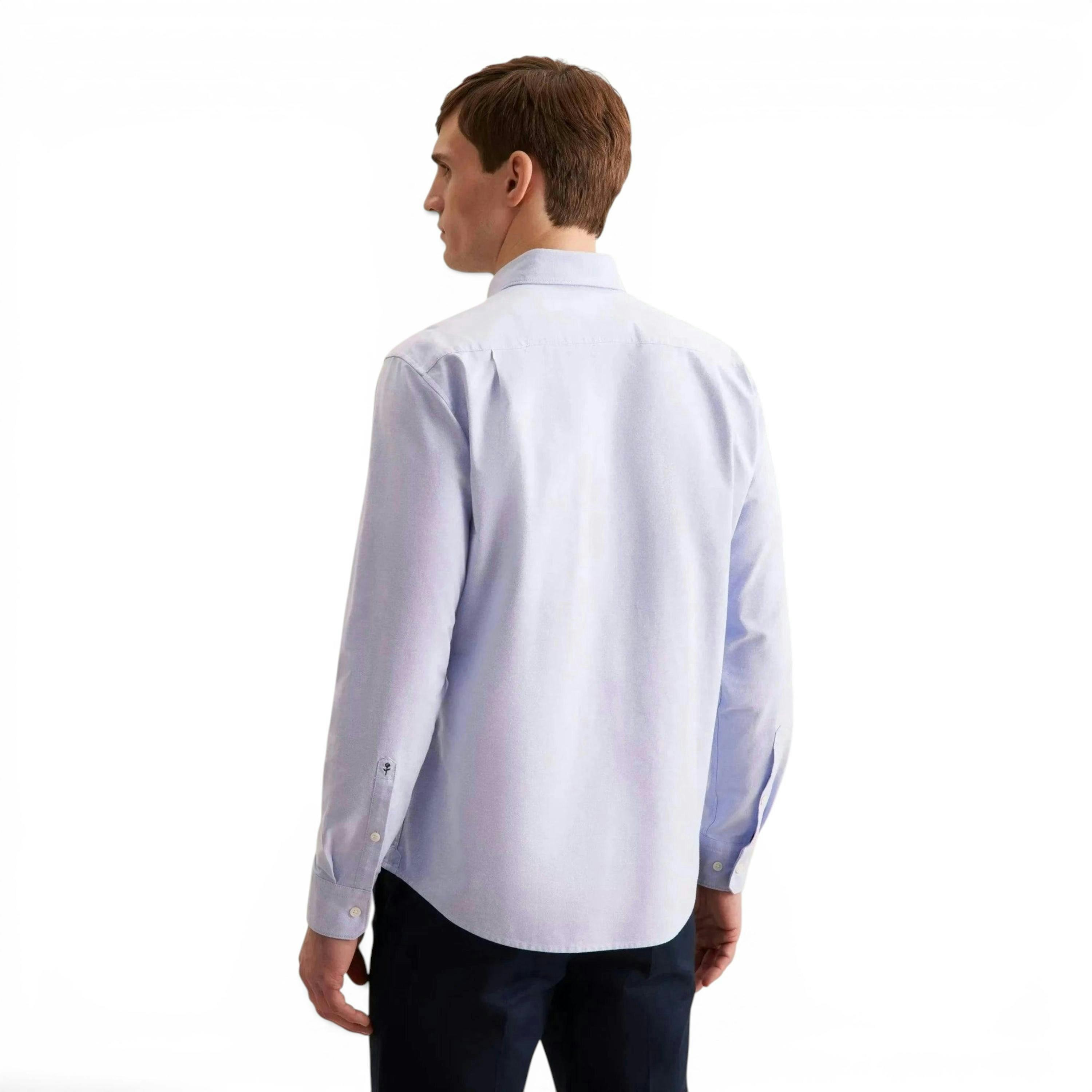 Seidensticker Regular Fit Button Down Oxford Shirt Light Blue , view 2 of 6