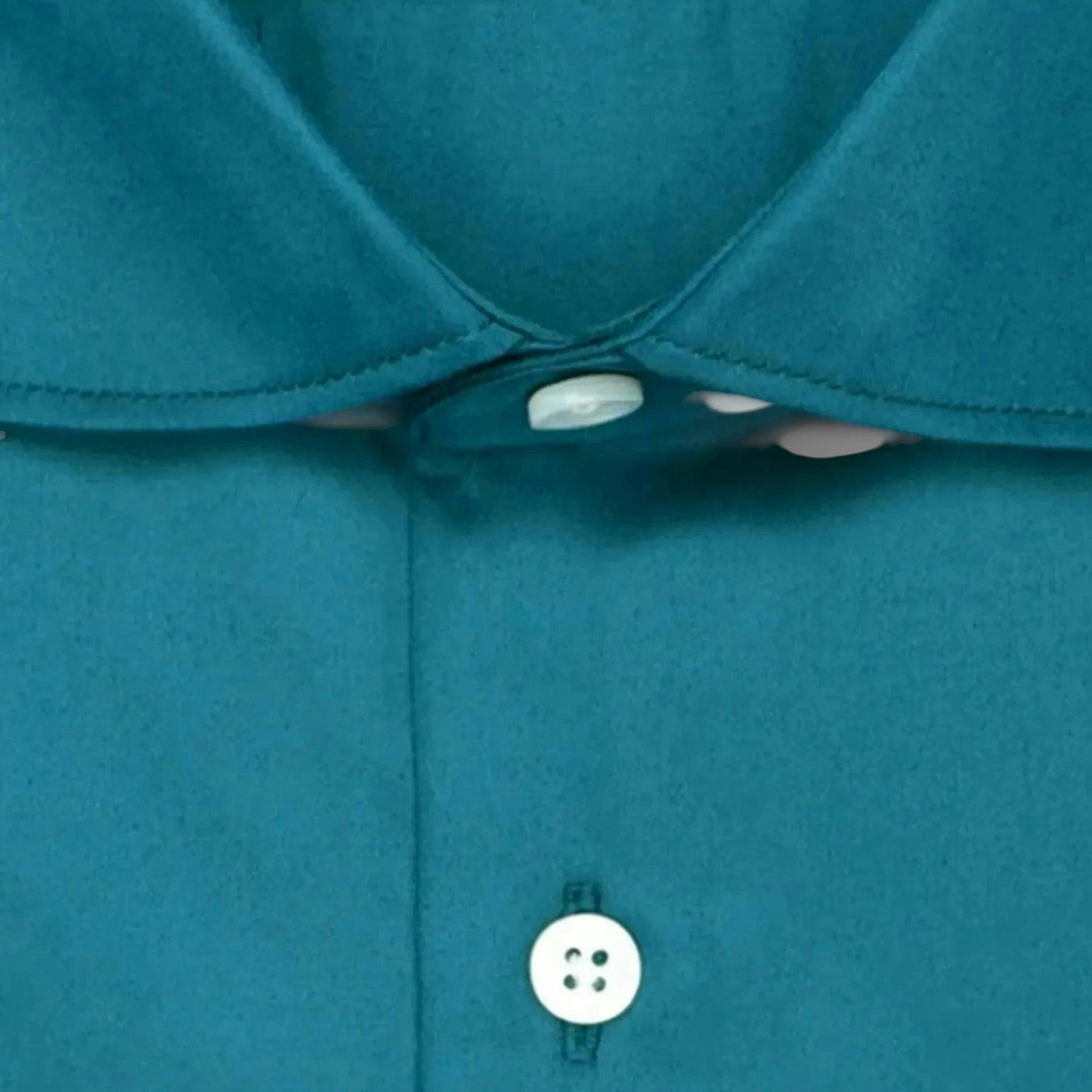 Regular Fit Easy Iron New Kent Business Shirt Dark Teal , view 2 of 2
