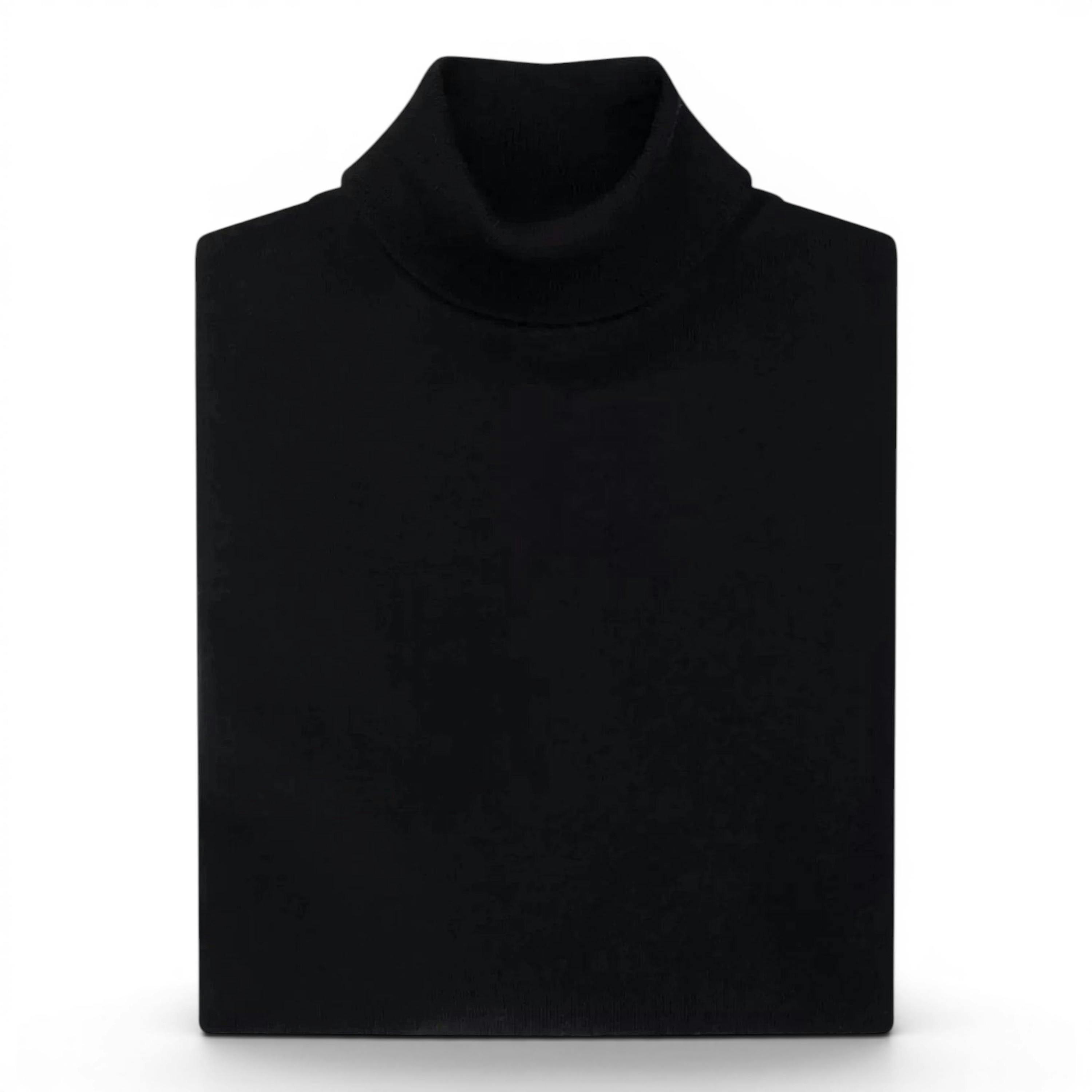 Seidensticker Merino Wool Roll Neck Knit Black , view 6 of 6