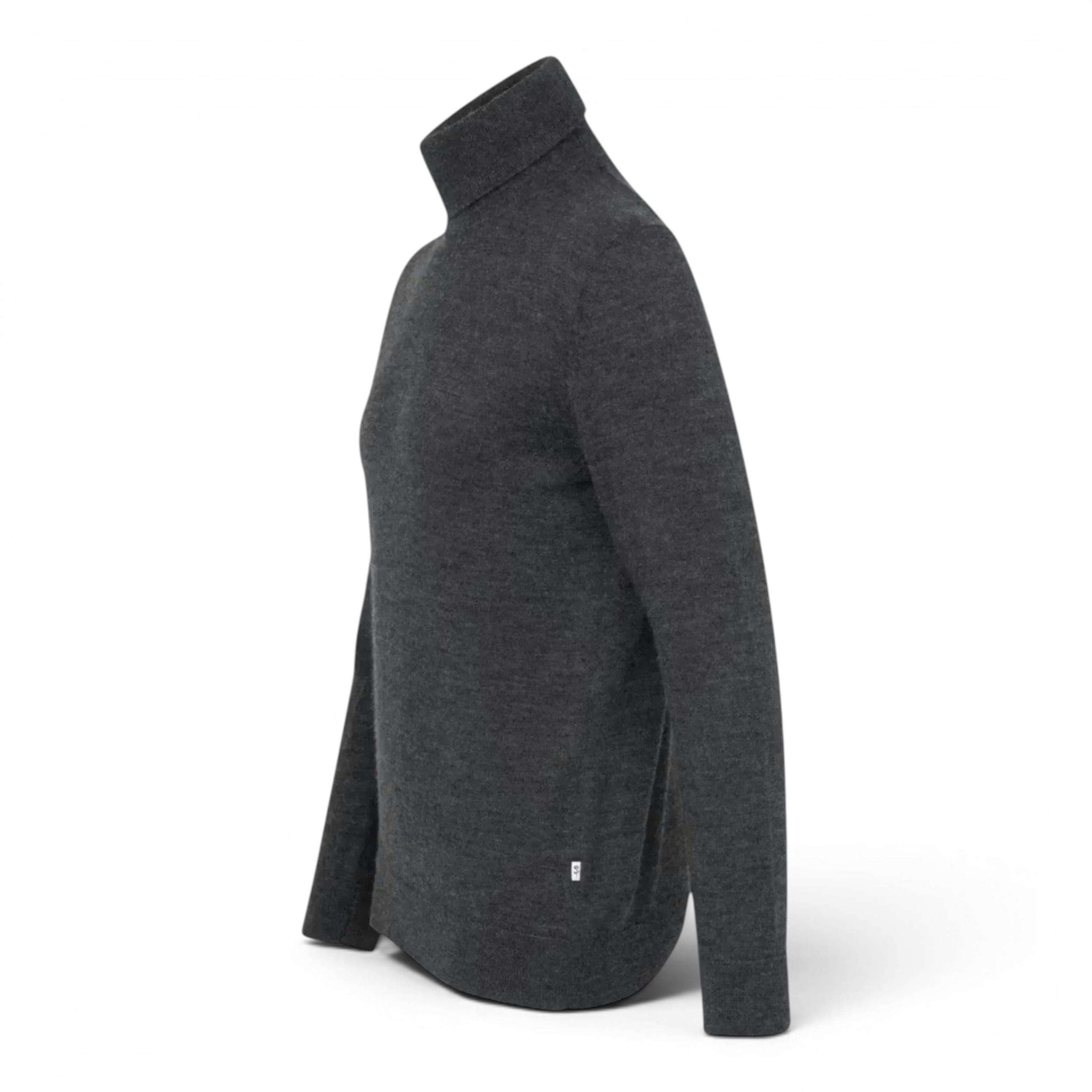 Seidensticker Merino Wool Roll Neck Knit Grey , view 4 of 6