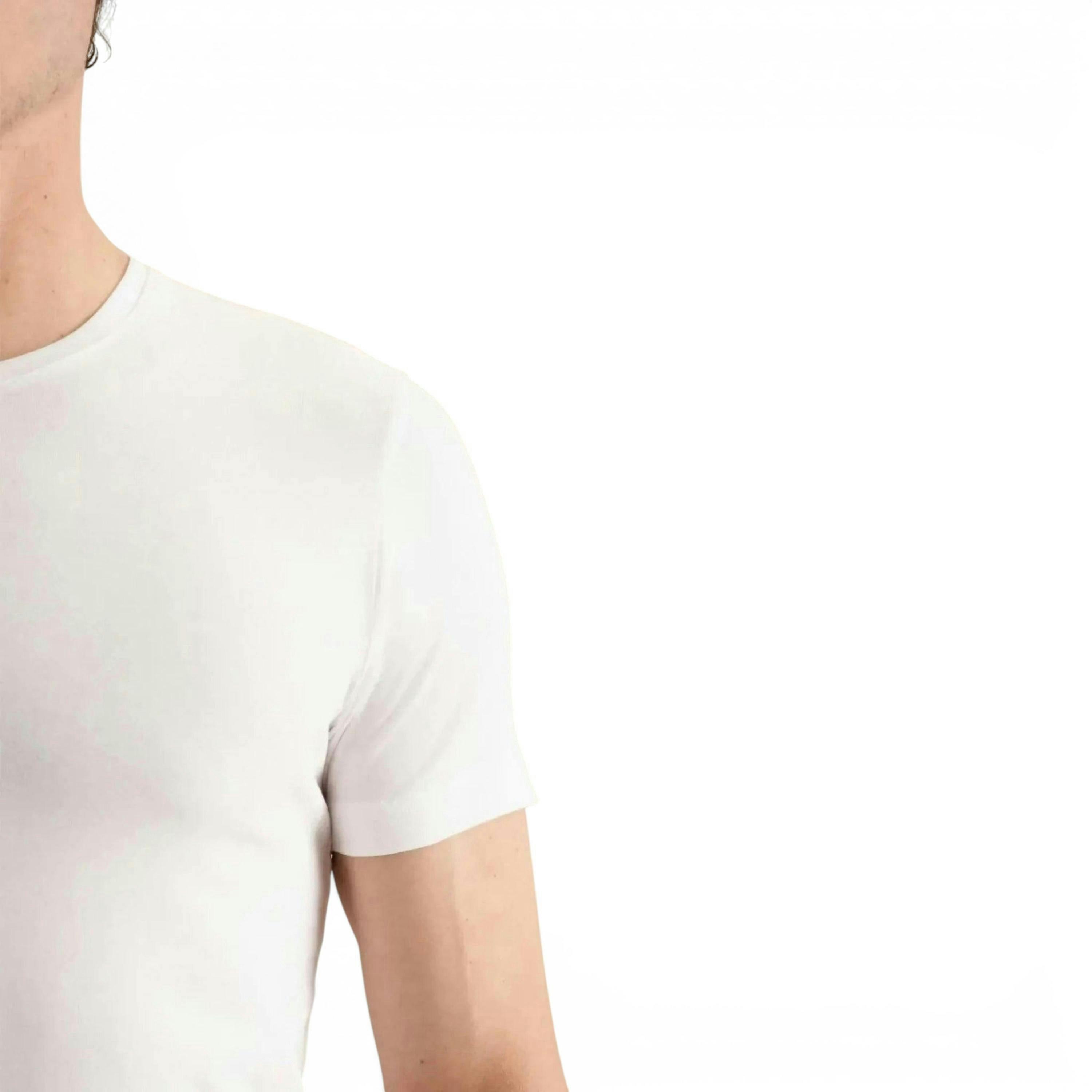 Stretch Cotton T-Shirt White , view 4 of 6