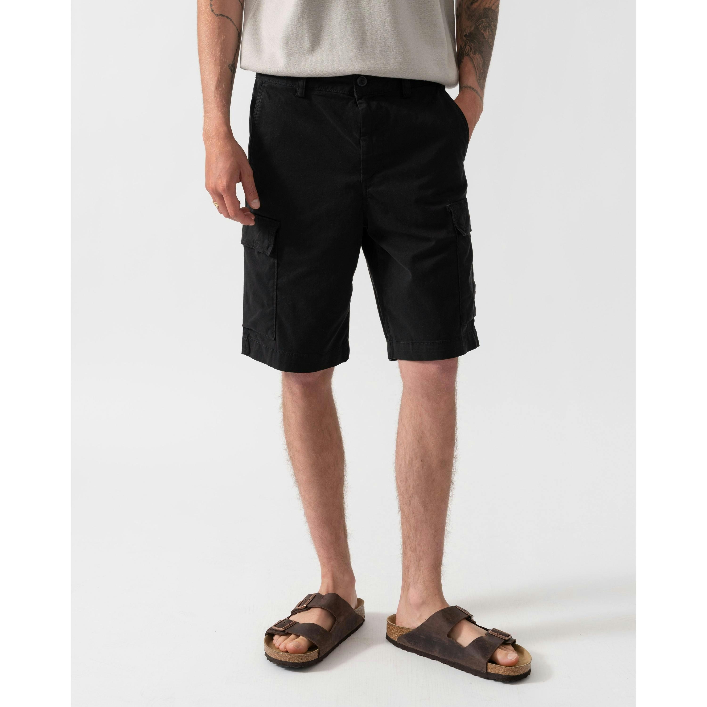 Hugo Boss Cargo Shorts  in Black , view 1 of 4